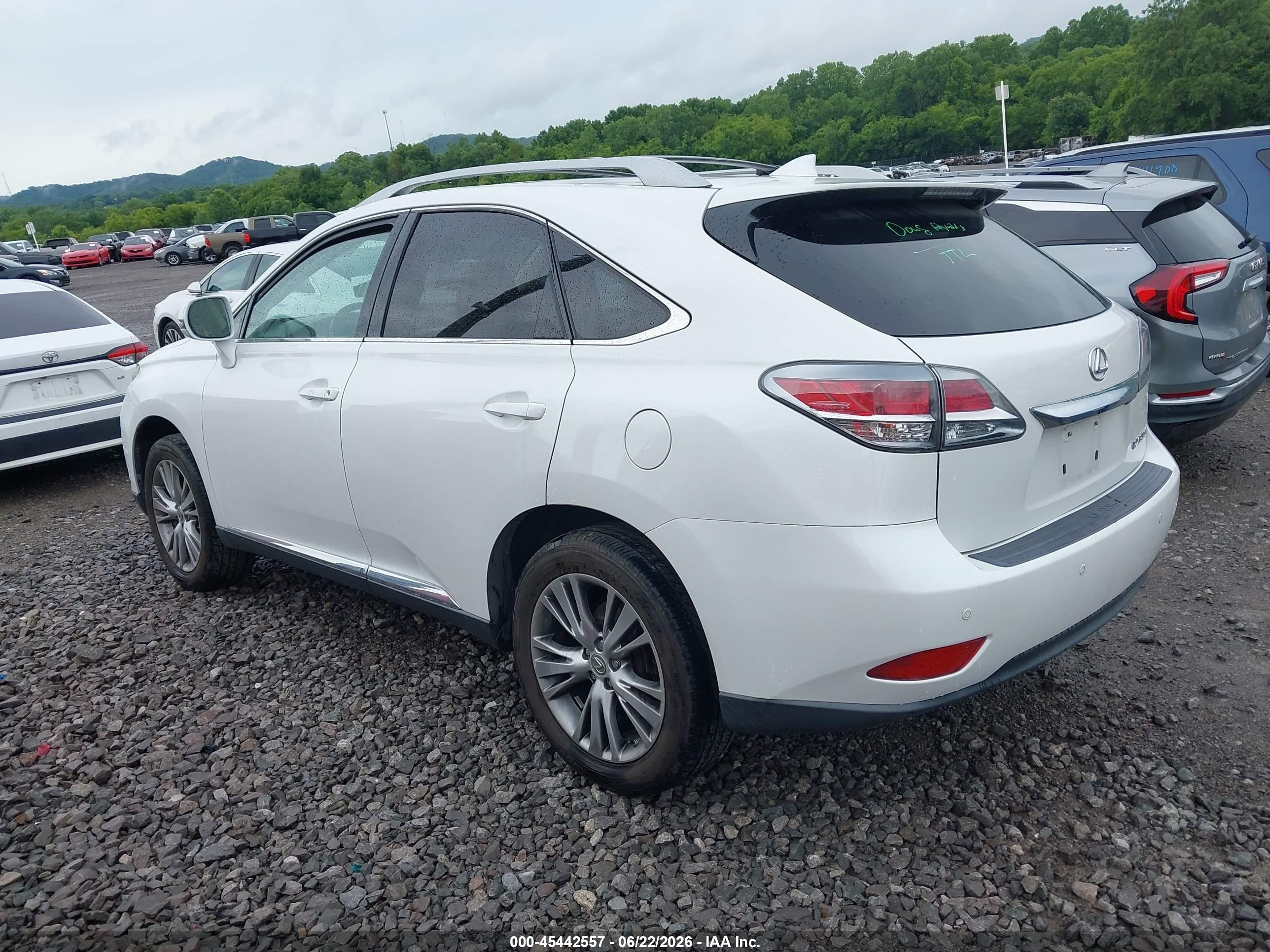 2014 Lexus Rx 350   White vin: 2T2ZK1BA6EC138048