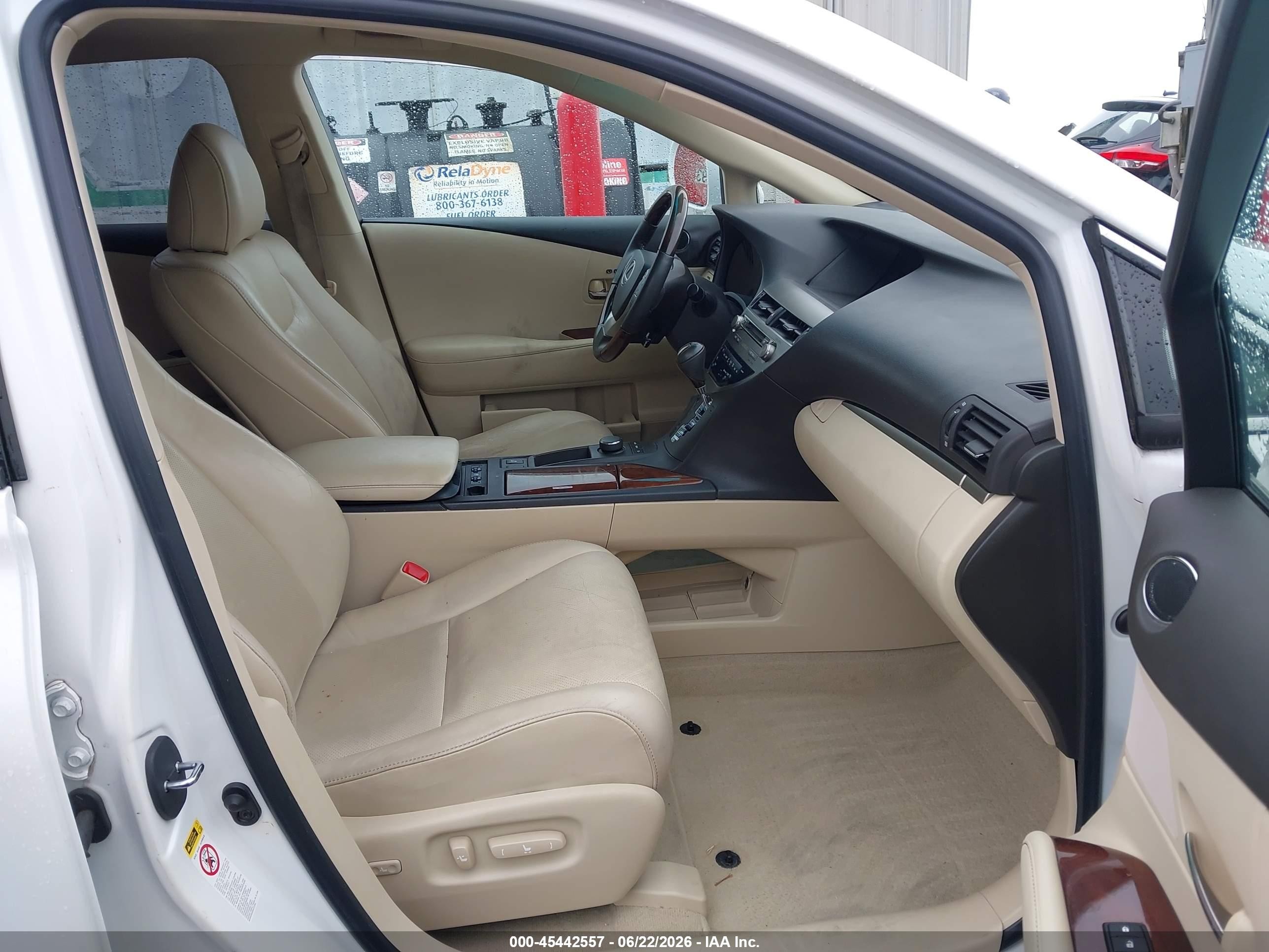 2014 Lexus Rx 350   White vin: 2T2ZK1BA6EC138048