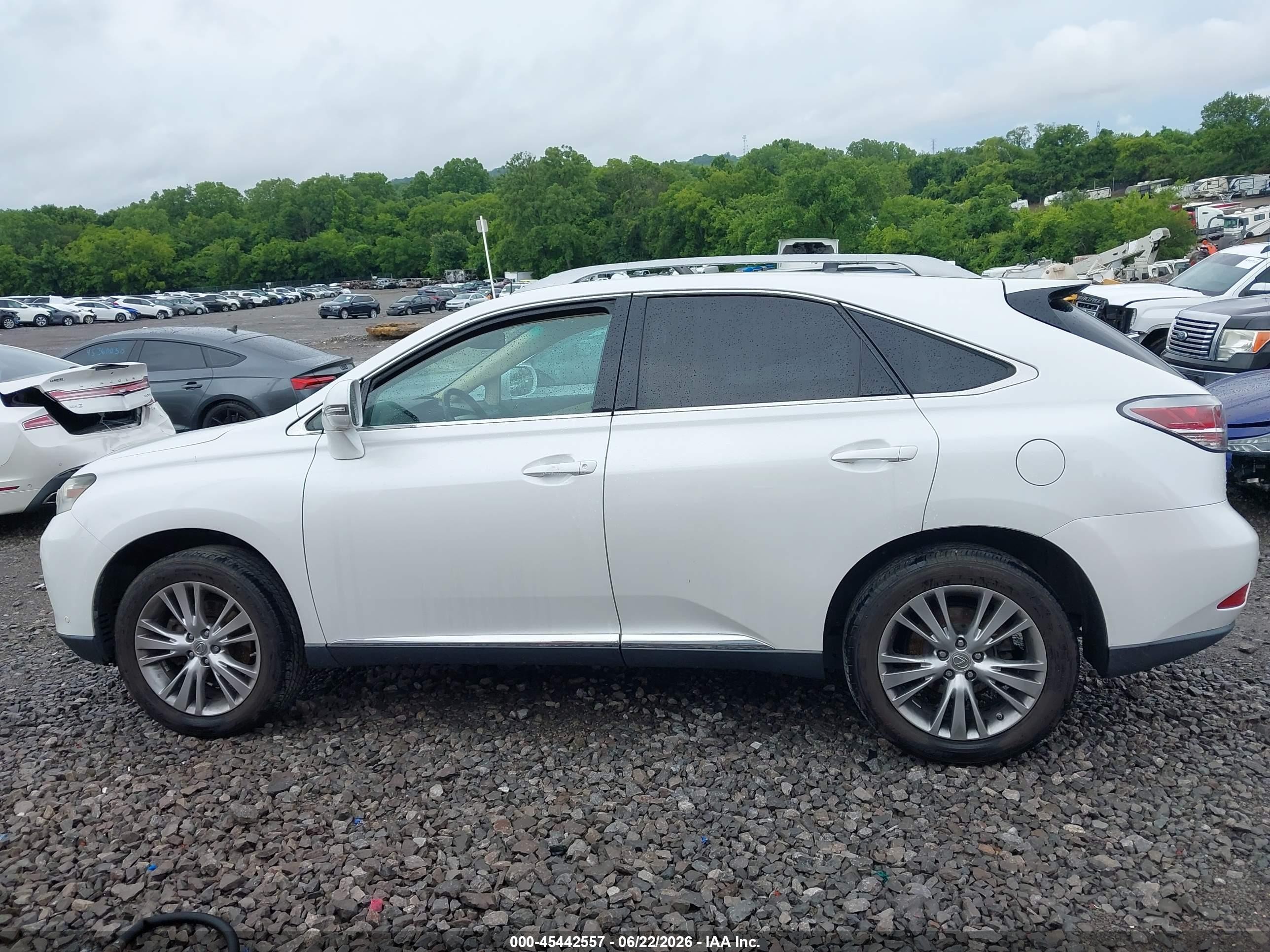 2014 Lexus Rx 350   White vin: 2T2ZK1BA6EC138048