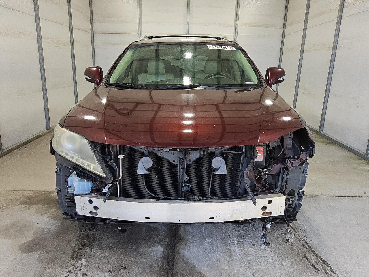 2014 Lexus Rx 350 Burgundy vin: 2T2ZK1BA6EC139376 Damage: Front Bumper/Cover, Missing, Replacement Required