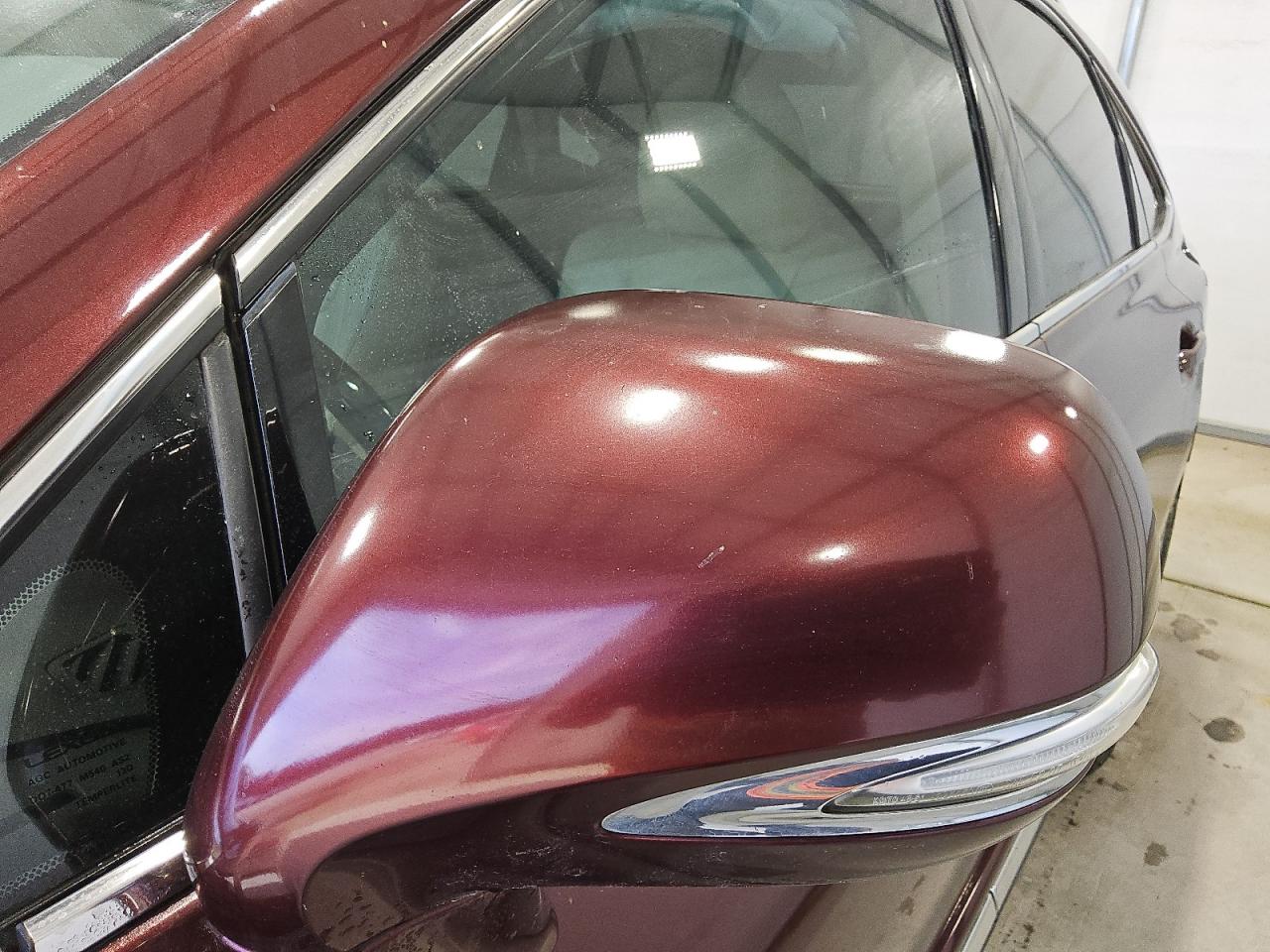2014 Lexus Rx 350 Burgundy vin: 2T2ZK1BA6EC139376 Damage: Lf Mirror Cover, Scraped, 1/8 To 1/2 Inch
