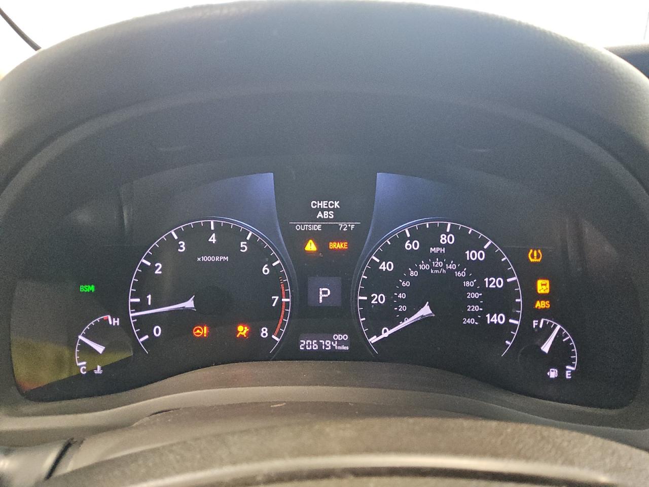 2014 Lexus Rx 350 Burgundy vin: 2T2ZK1BA6EC139376 Damage: Warning Light - Abs, On, Unacceptable