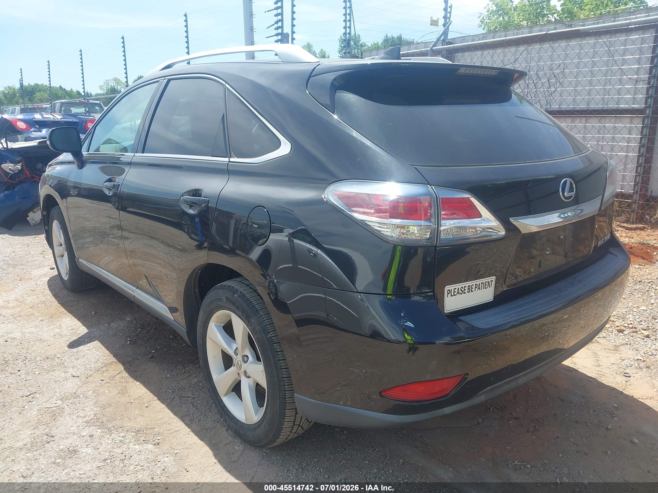 2014 Lexus Rx 350   Black vin: 2T2ZK1BA6EC139619