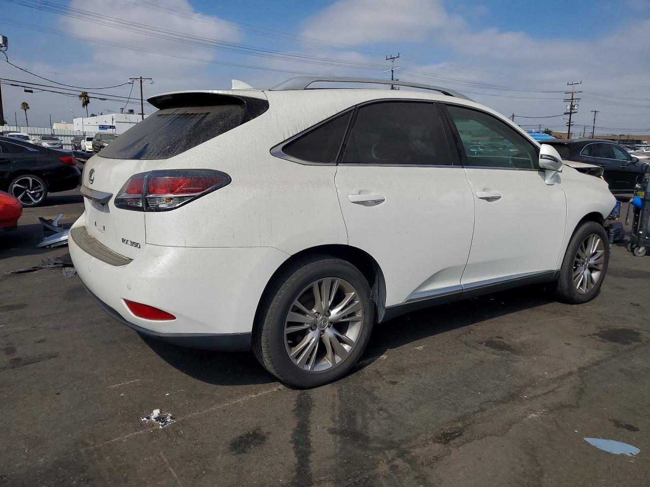 2014 Lexus Rx 350 Base White vin: 2T2ZK1BA6EC145212