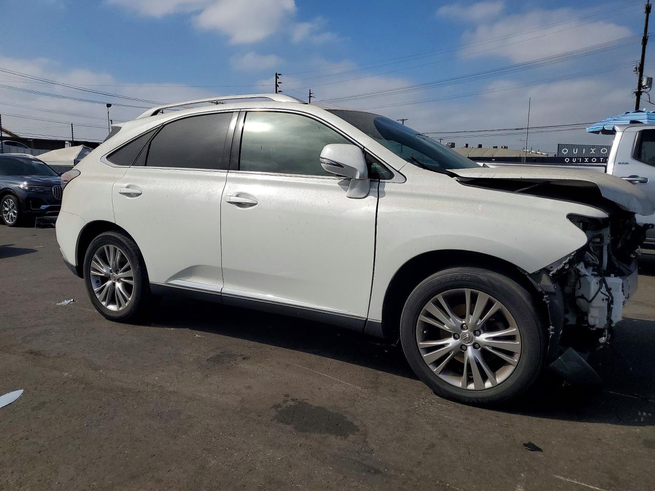 2014 Lexus Rx 350 Base White vin: 2T2ZK1BA6EC145212