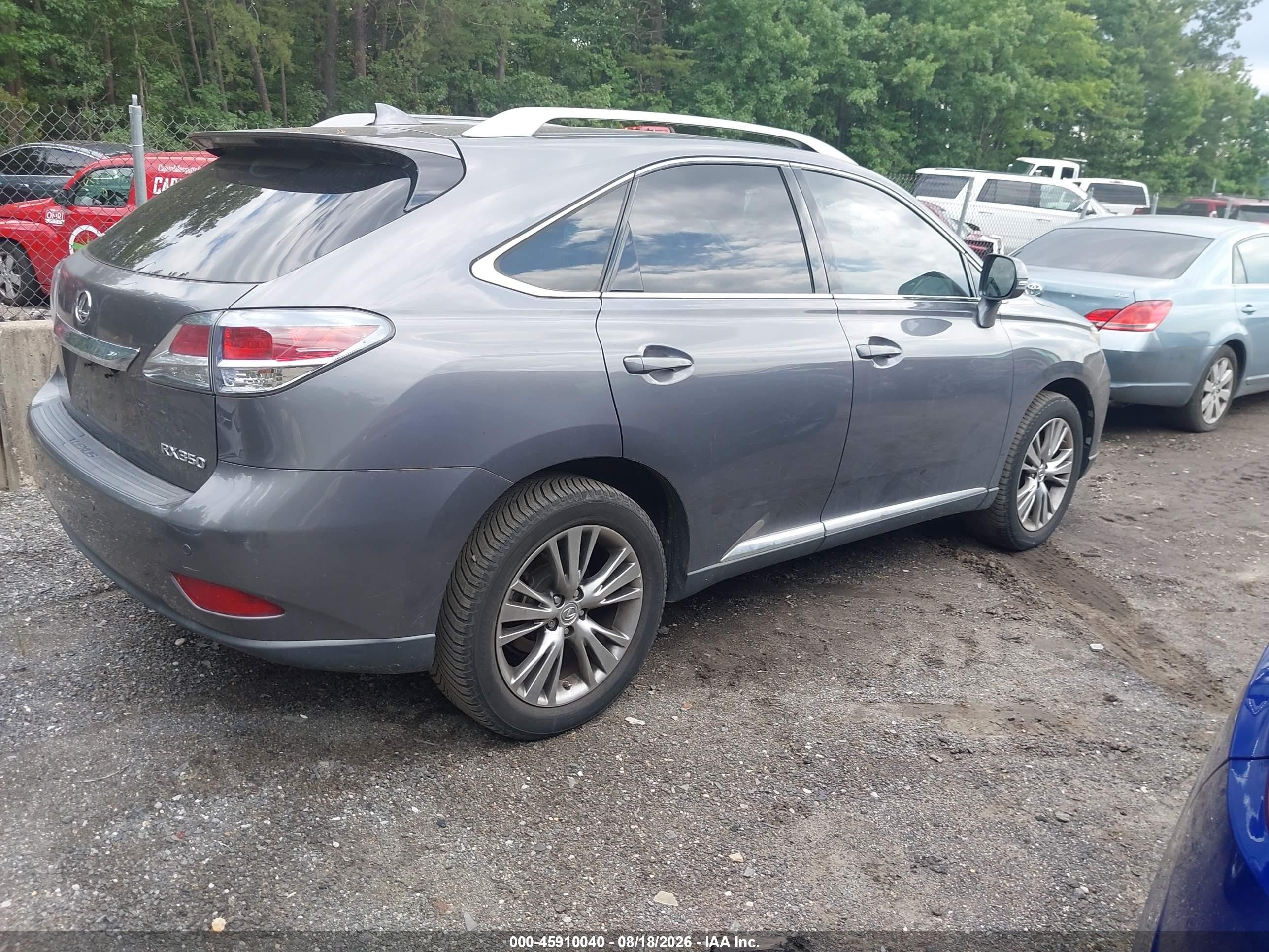 2014 Lexus Rx 350   Gray vin: 2T2ZK1BA6EX140432