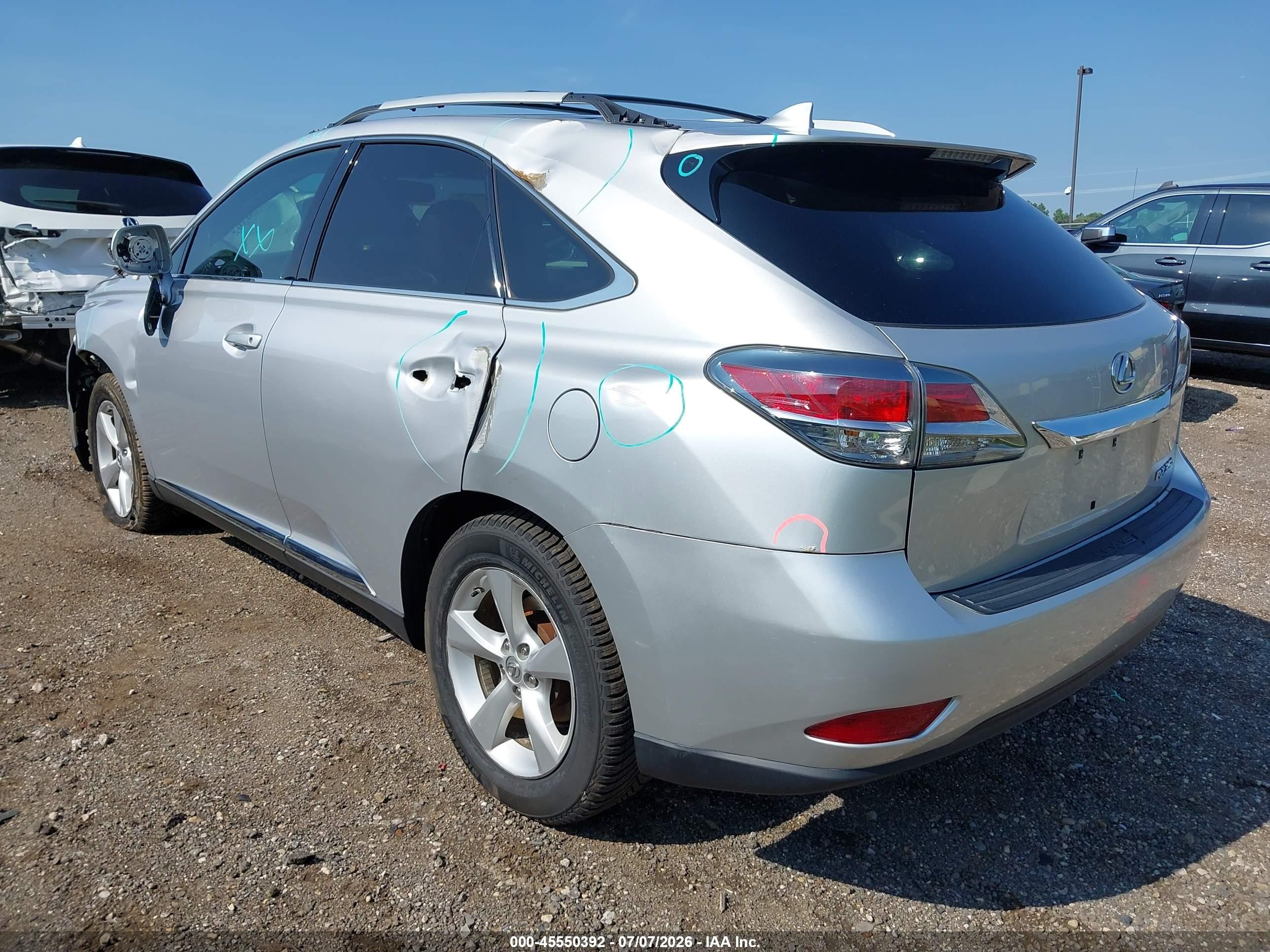 2015 Lexus Rx 350   Серебряный vin: 2T2ZK1BA6FC152274