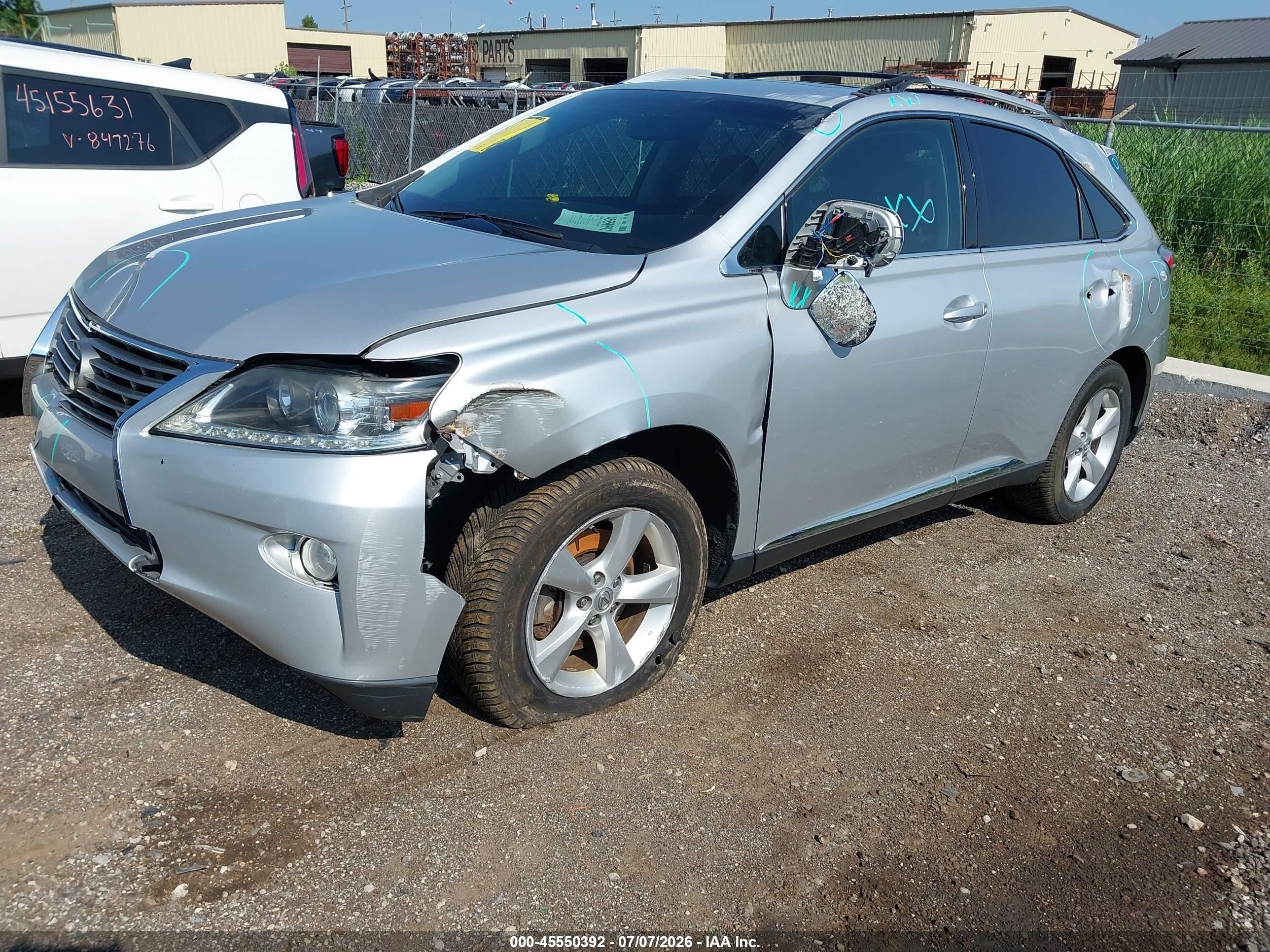 2015 Lexus Rx 350   Серебряный vin: 2T2ZK1BA6FC152274