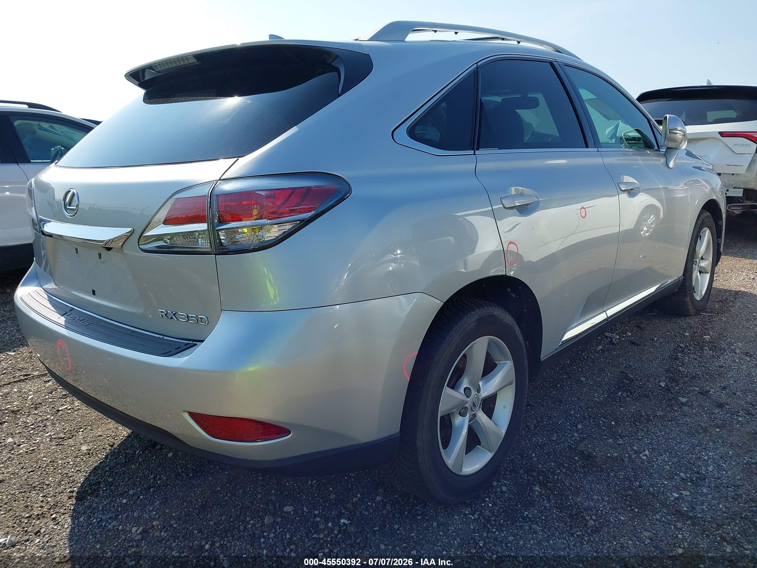 2015 Lexus Rx 350   Серебряный vin: 2T2ZK1BA6FC152274