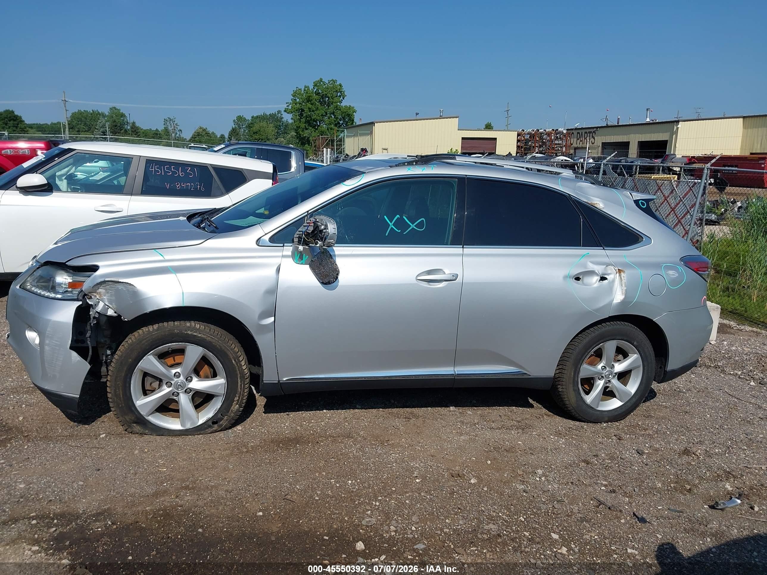 2015 Lexus Rx 350   Серебряный vin: 2T2ZK1BA6FC152274
