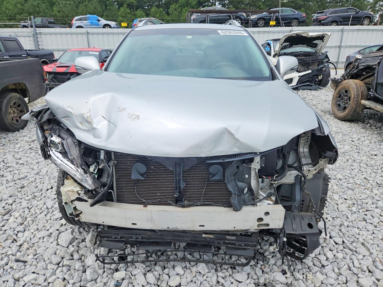 2015 Lexus Rx 350 Base Silver vin: 2T2ZK1BA6FC153408