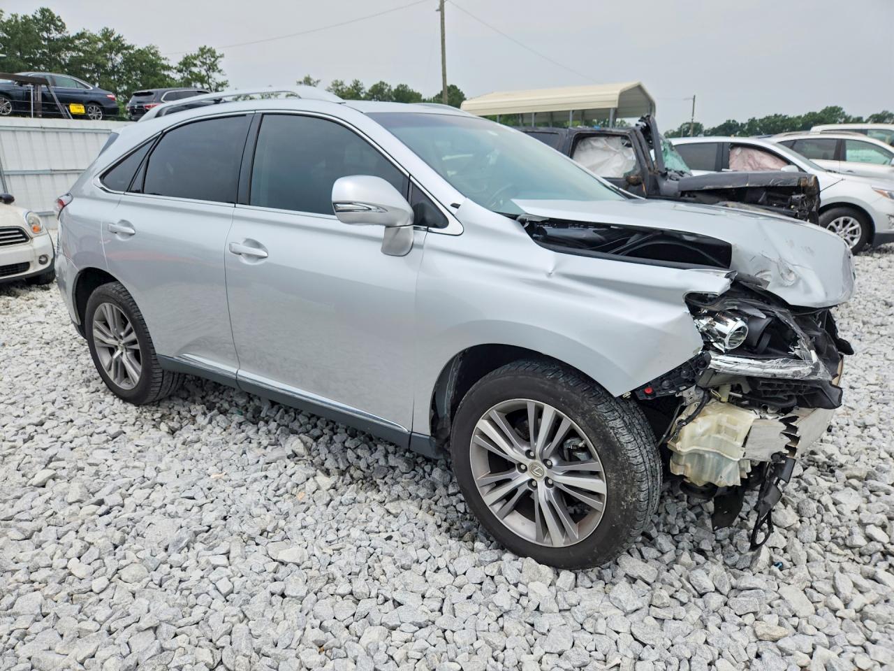 2015 Lexus Rx 350 Base Silver vin: 2T2ZK1BA6FC153408