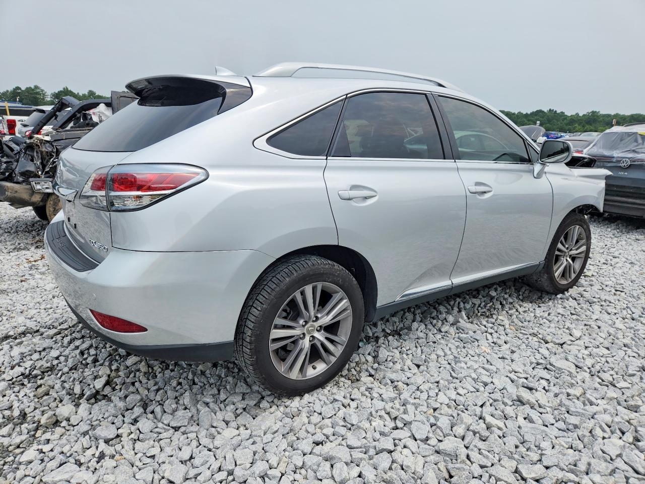 2015 Lexus Rx 350 Base Silver vin: 2T2ZK1BA6FC153408