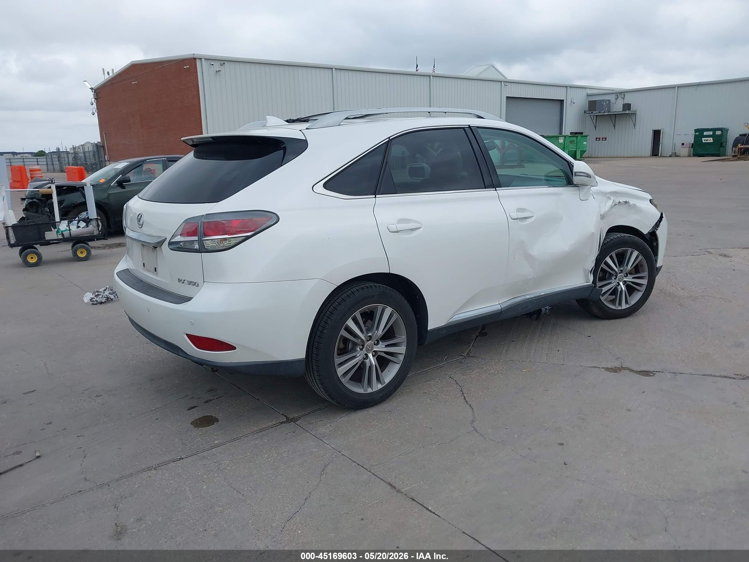 2015 Lexus Rx 350 White vin: 2T2ZK1BA6FC166157