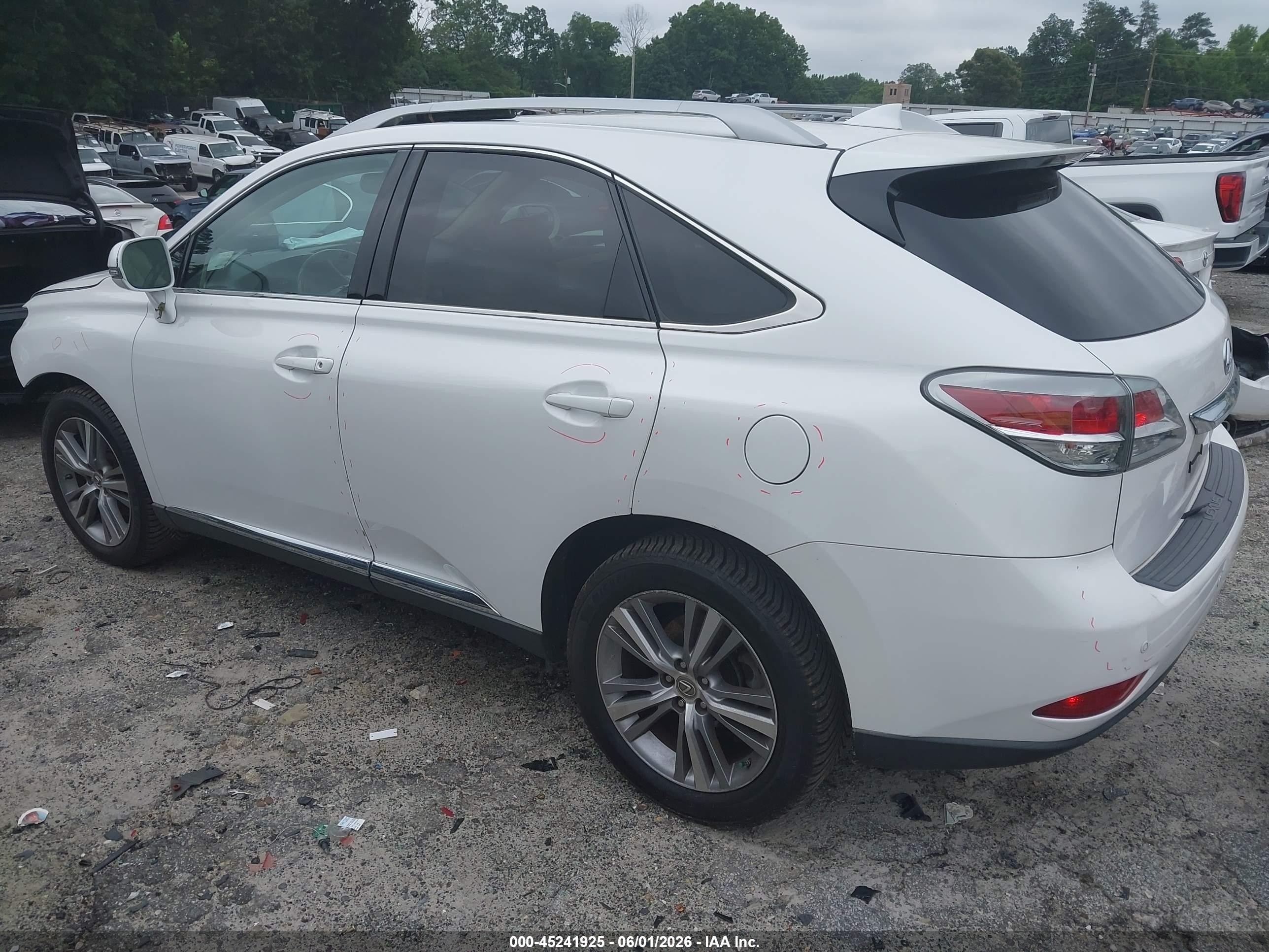 2015 Lexus Rx 350   Белый vin: 2T2ZK1BA6FC171939