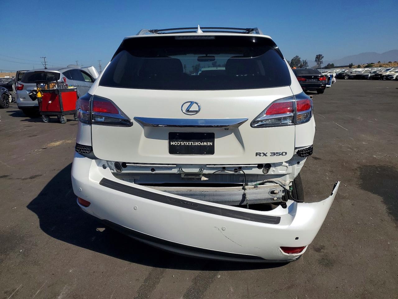 2015 Lexus Rx 350 White vin: 2T2ZK1BA6FC173660
