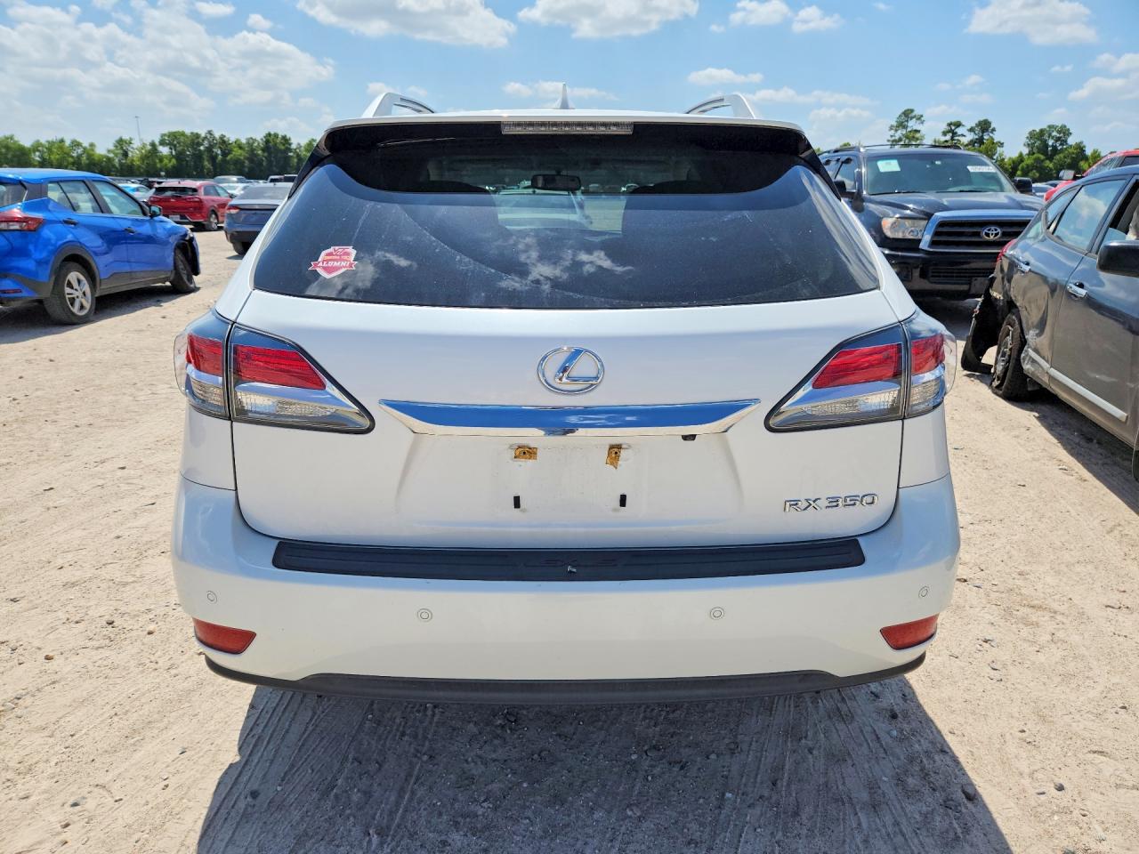 2015 Lexus Rx 350 Base White vin: 2T2ZK1BA6FC174744