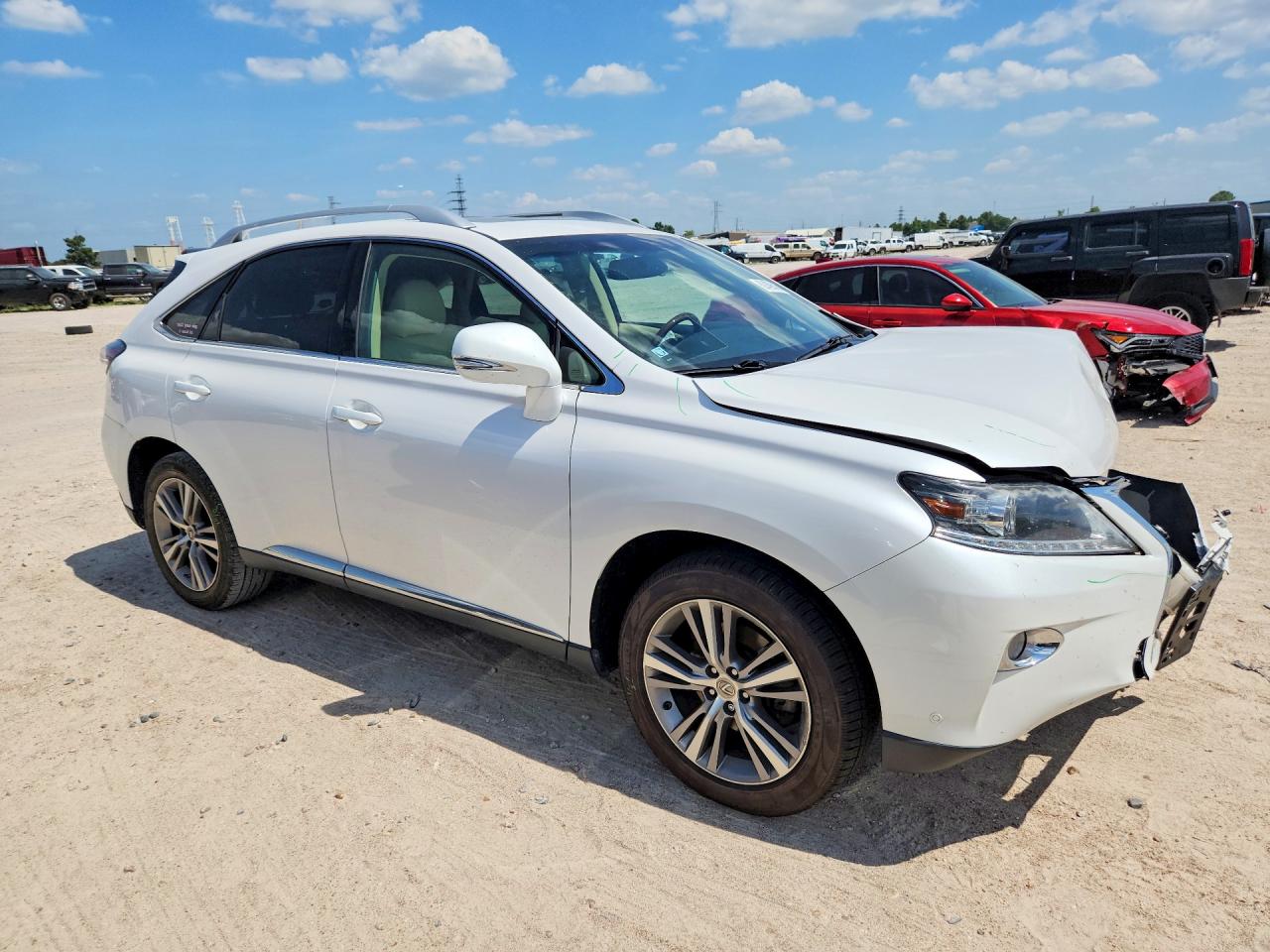 2015 Lexus Rx 350 Base White vin: 2T2ZK1BA6FC174744