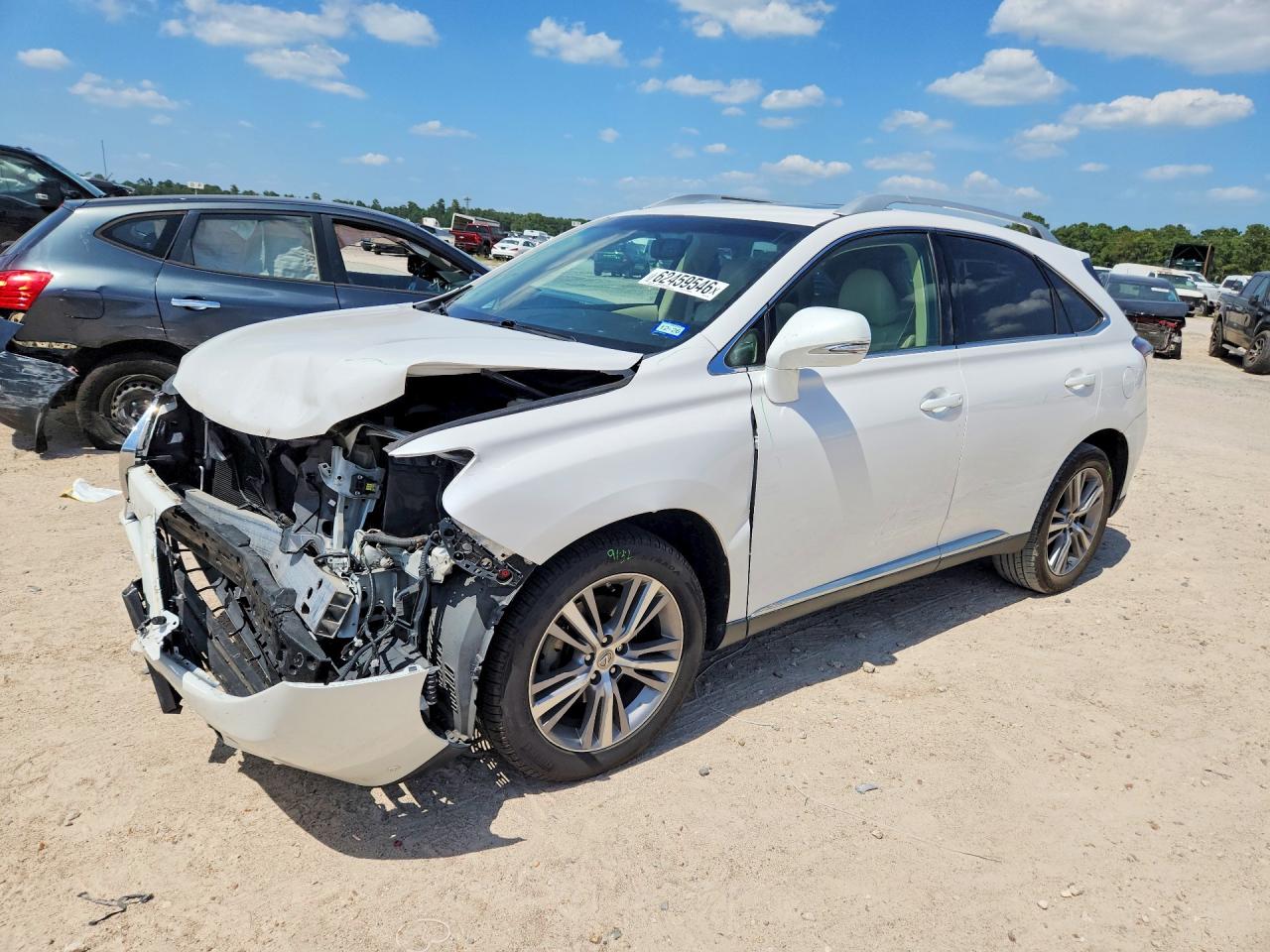 2015 Lexus Rx 350 Base White vin: 2T2ZK1BA6FC174744