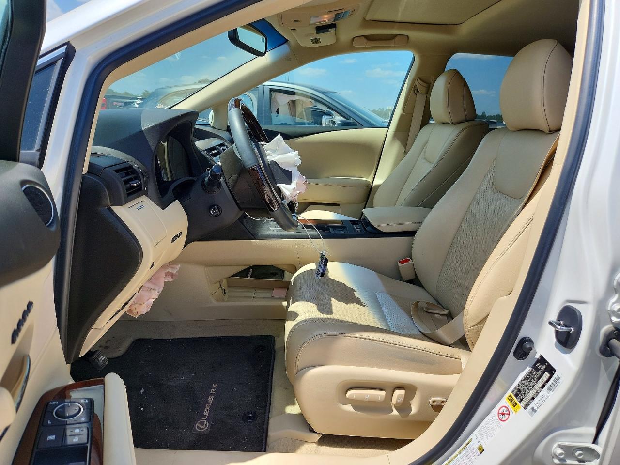 2015 Lexus Rx 350 Base White vin: 2T2ZK1BA6FC174744