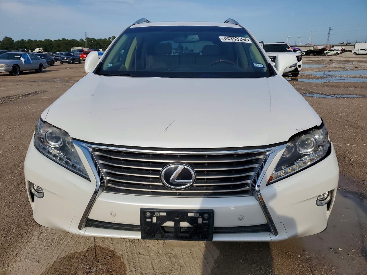 2015 Lexus Rx 350 Base Белый vin: 2T2ZK1BA6FC174744