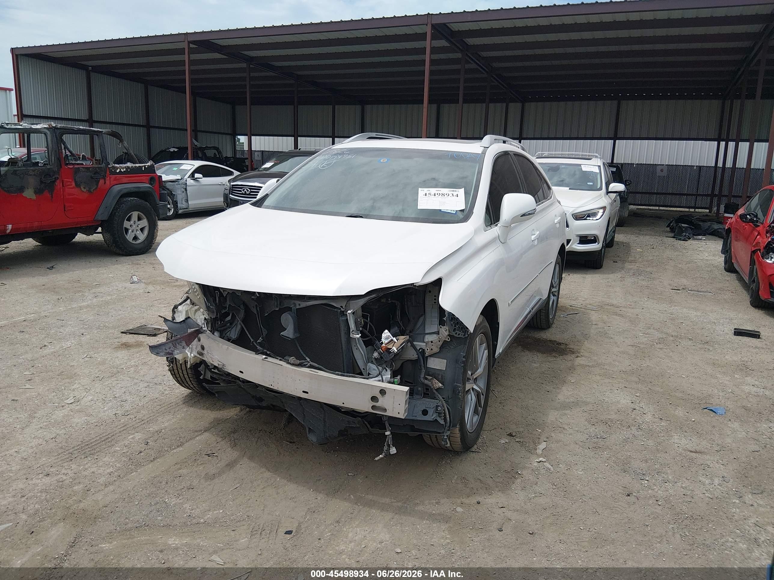 2015 Lexus Rx 350   White vin: 2T2ZK1BA6FC182763