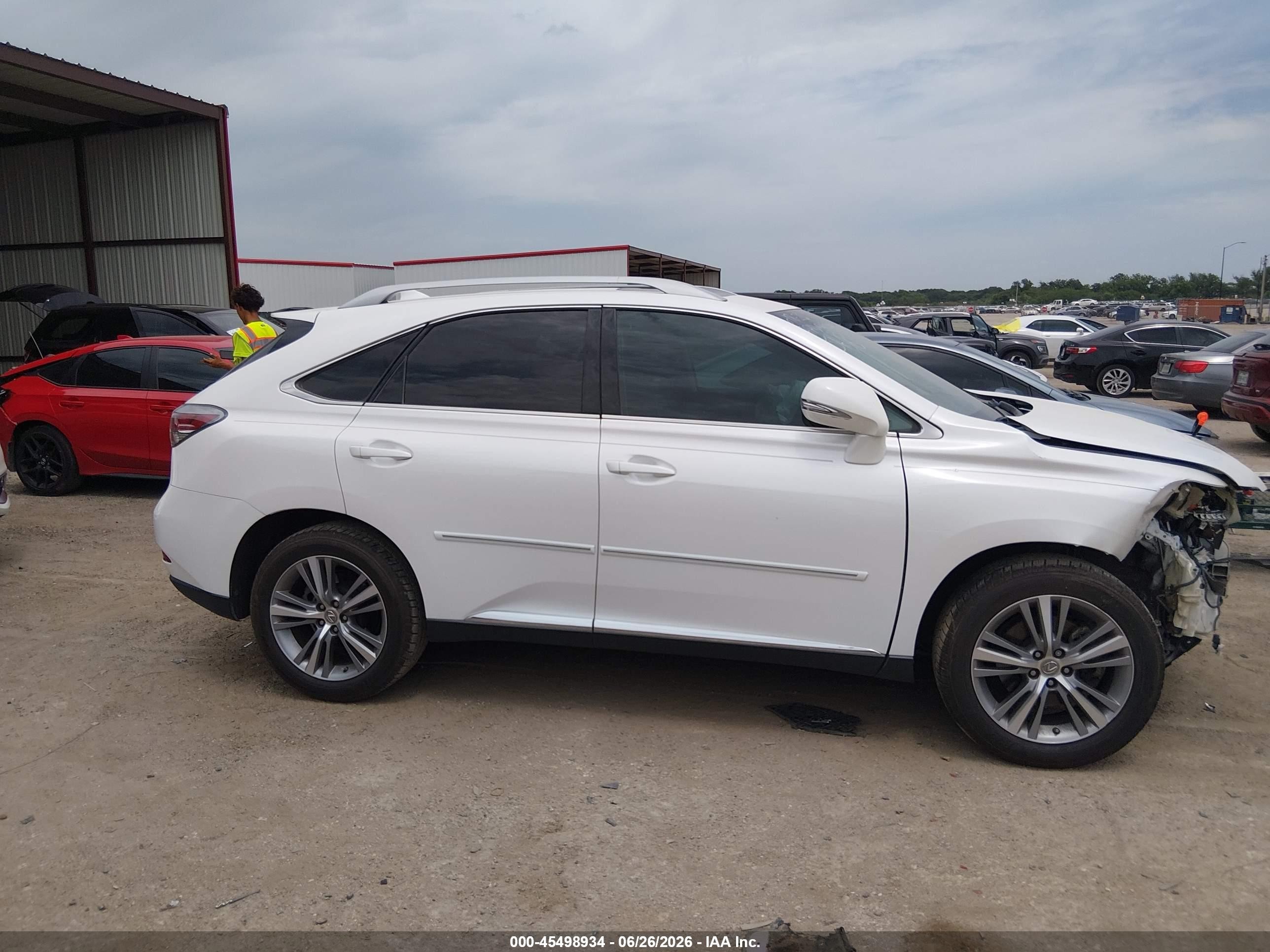 2015 Lexus Rx 350   White vin: 2T2ZK1BA6FC182763