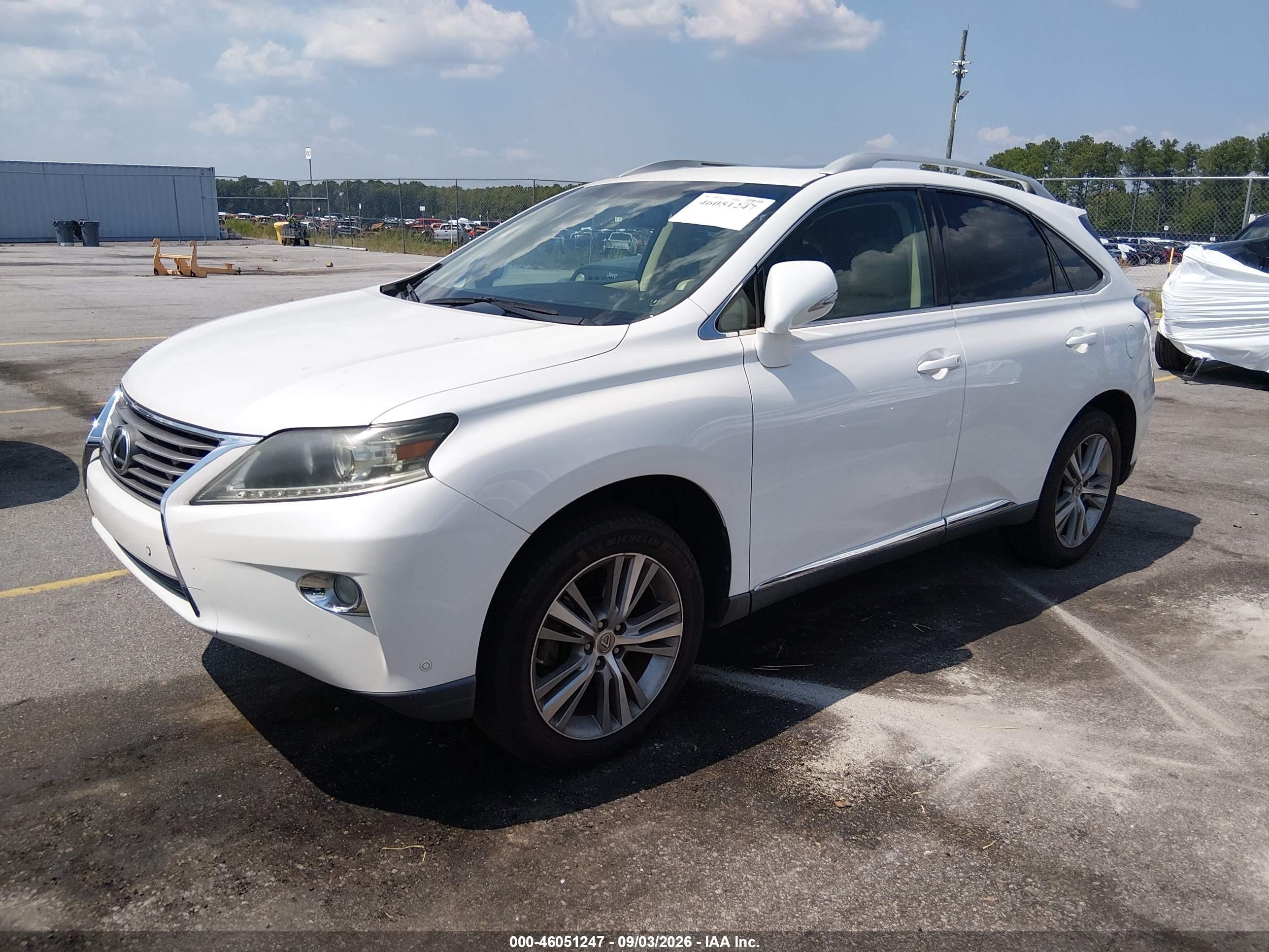 2015 Lexus Rx 350 White vin: 2T2ZK1BA6FC189213