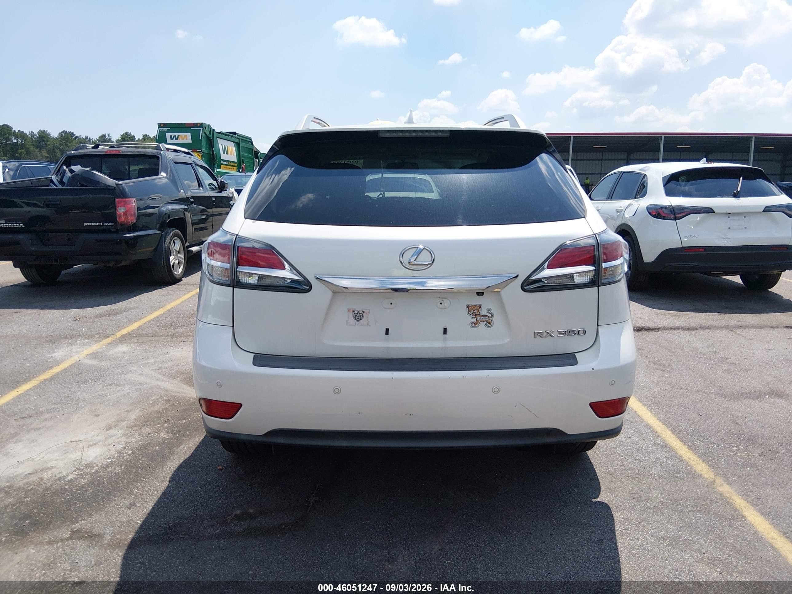 2015 Lexus Rx 350 White vin: 2T2ZK1BA6FC189213