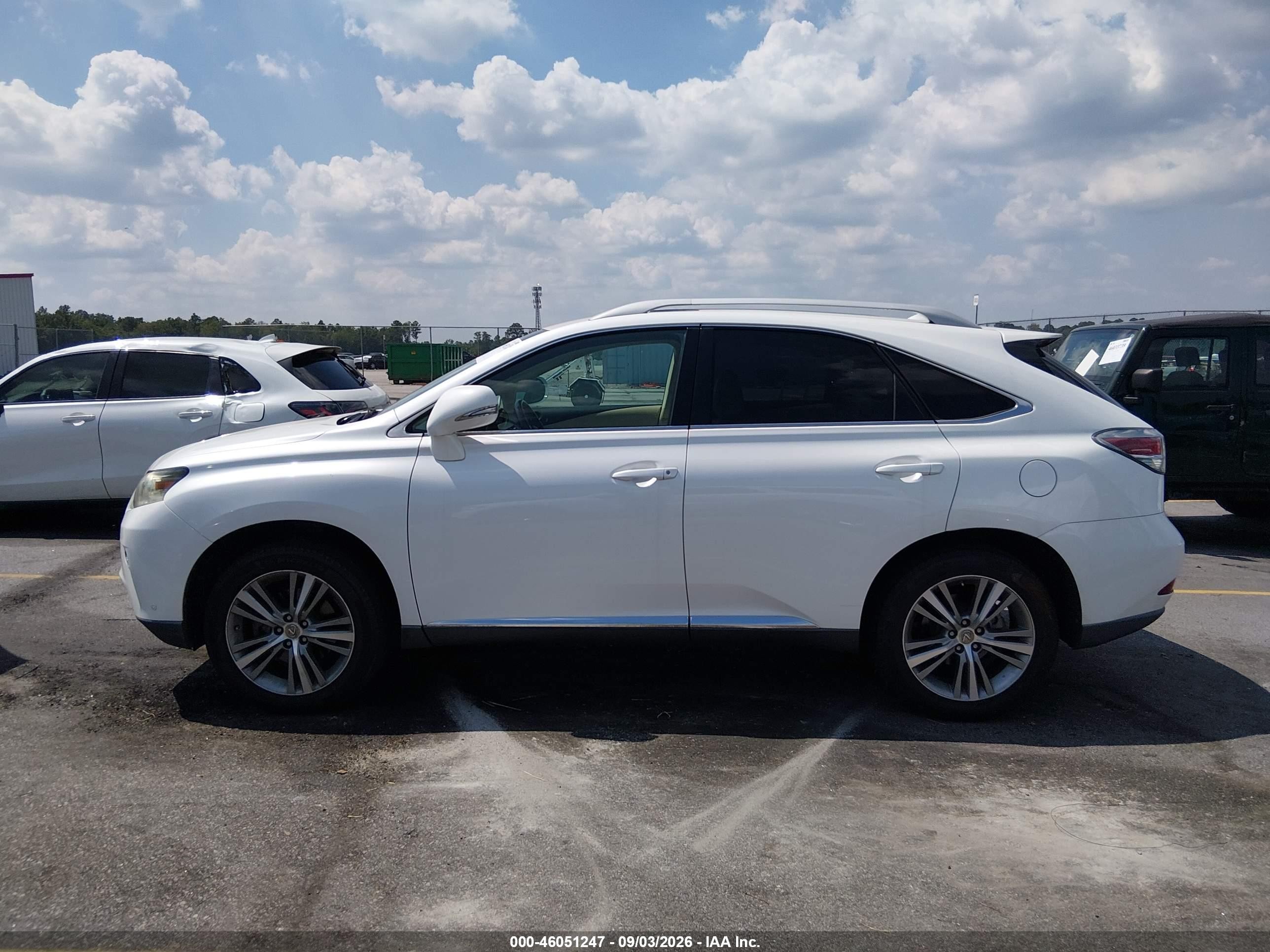 2015 Lexus Rx 350 White vin: 2T2ZK1BA6FC189213