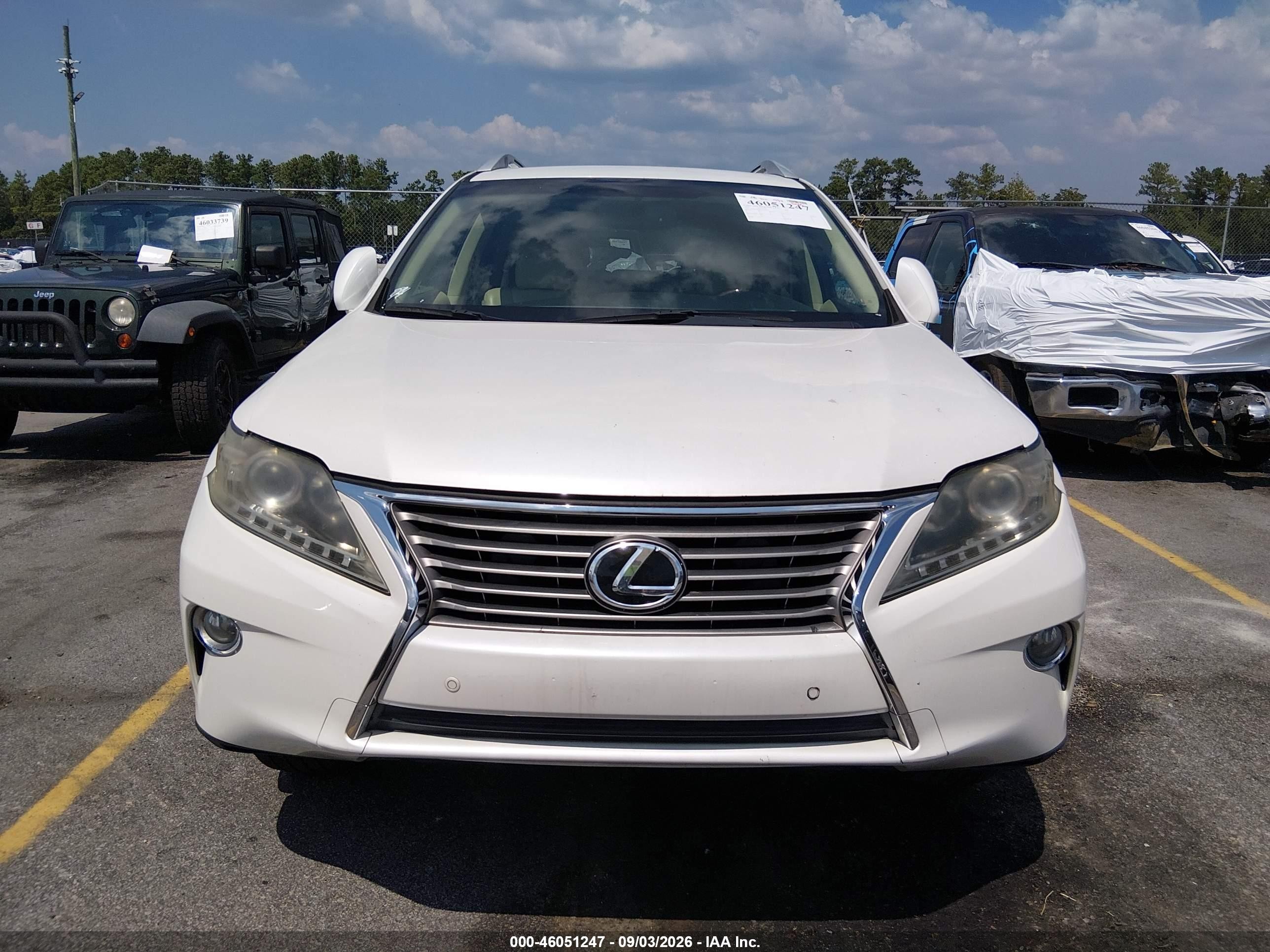 2015 Lexus Rx 350 White vin: 2T2ZK1BA6FC189213