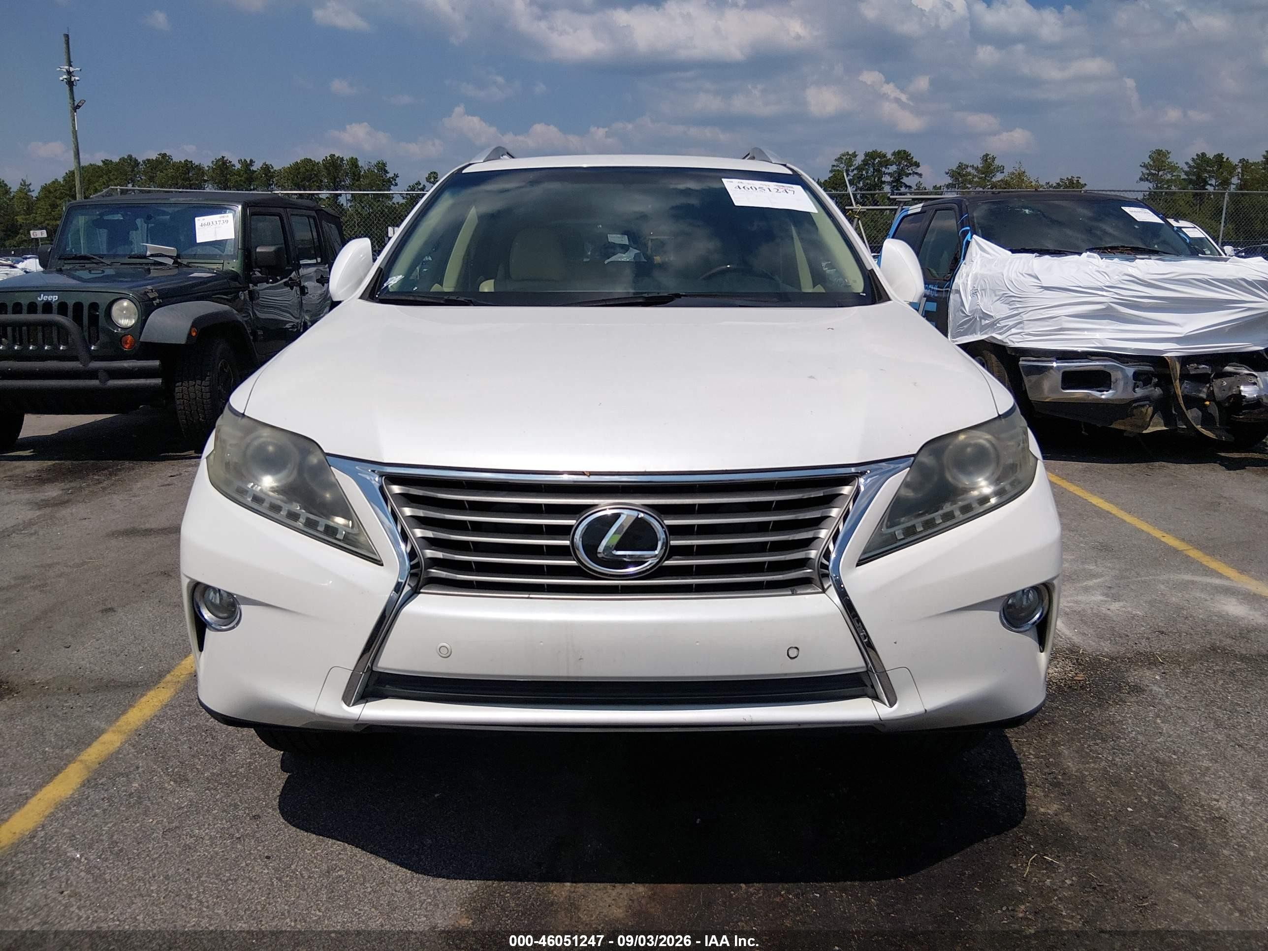 2015 Lexus Rx 350 White vin: 2T2ZK1BA6FC189213