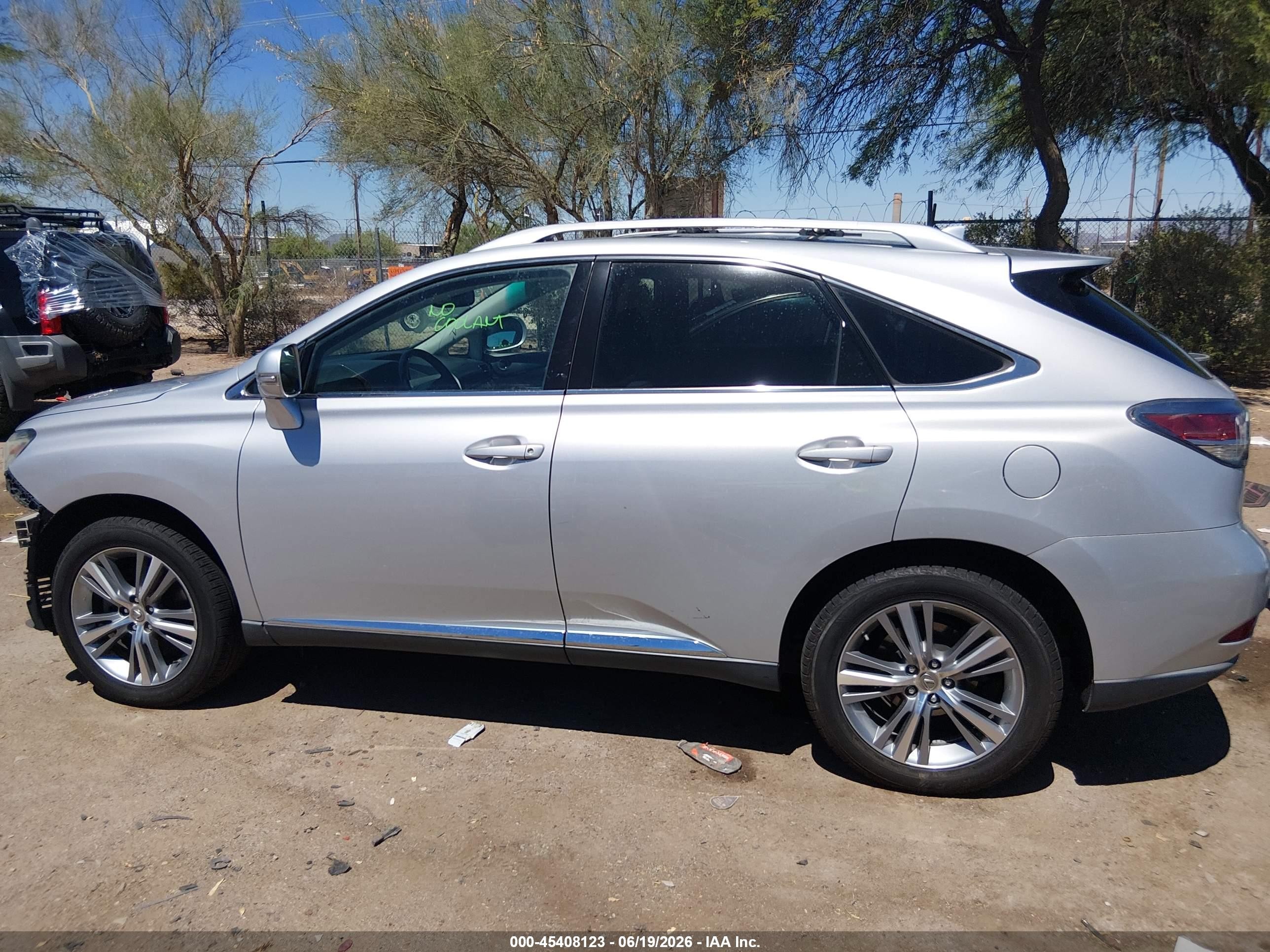 2015 Lexus Rx 350   Silver vin: 2T2ZK1BA6FC202087