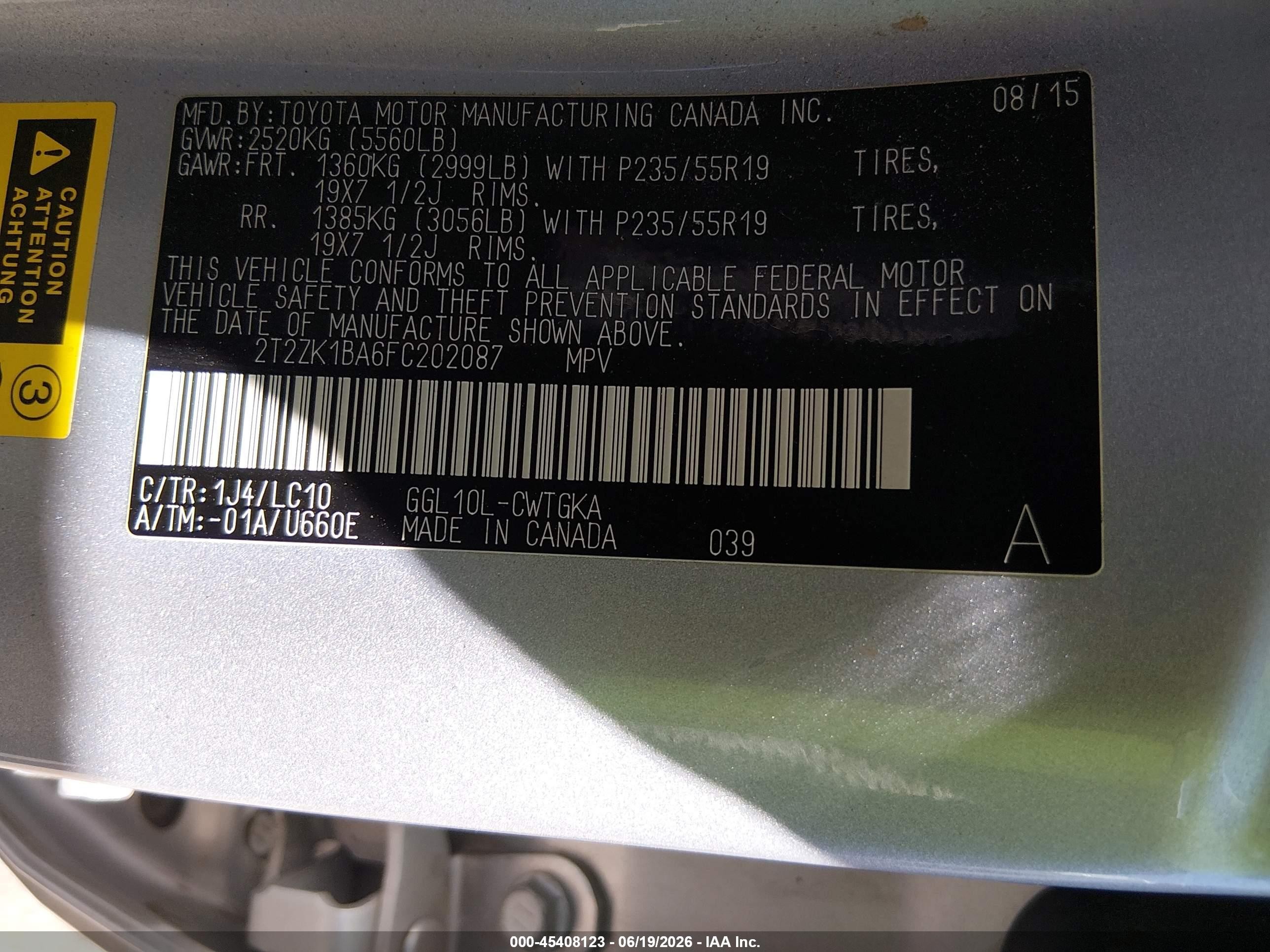 2015 Lexus Rx 350   Silver vin: 2T2ZK1BA6FC202087