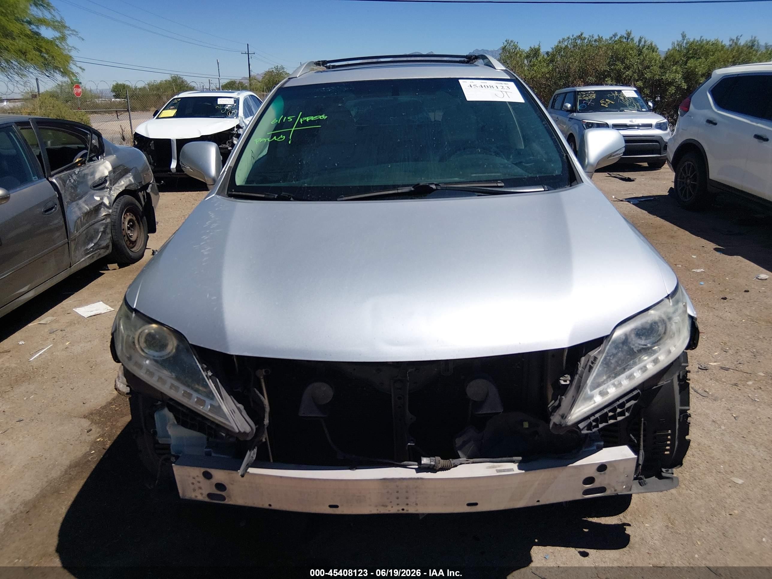 2015 Lexus Rx 350   Silver vin: 2T2ZK1BA6FC202087
