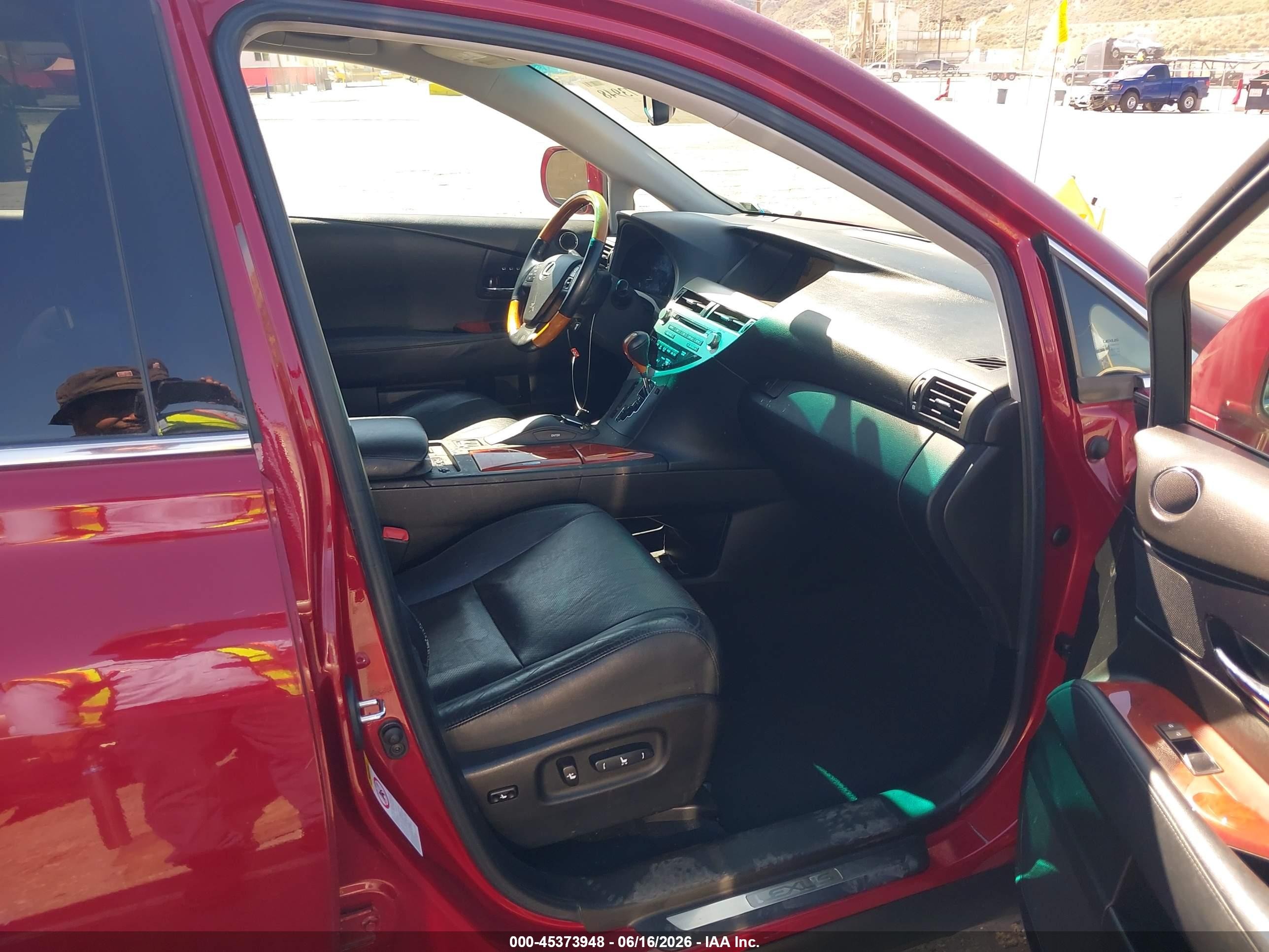 2010 Lexus Rx 350   Красный vin: 2T2ZK1BA7AC012212