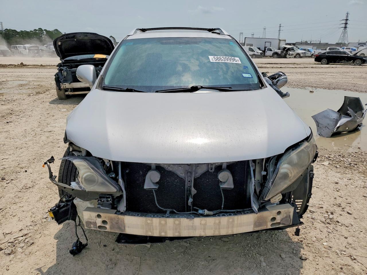 2010 Lexus Rx 350 Silver vin: 2T2ZK1BA7AC018527