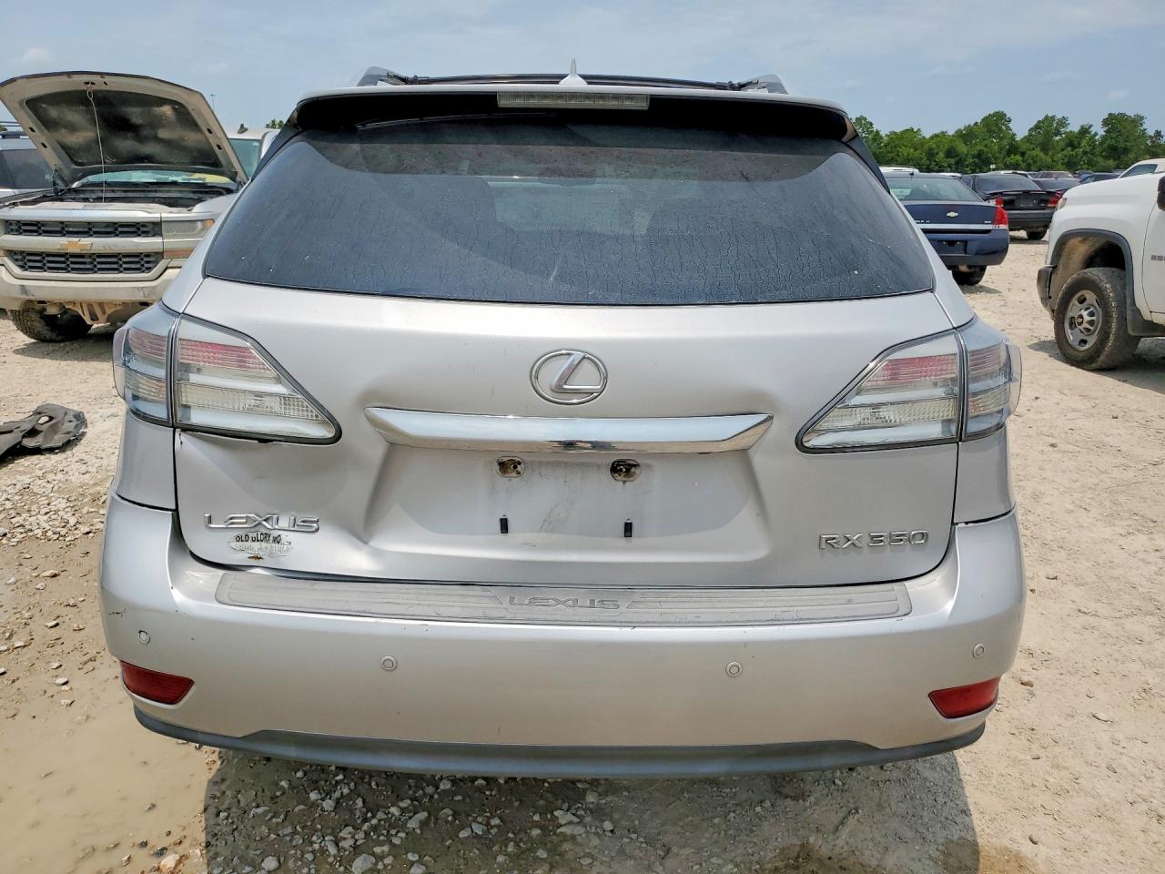2010 Lexus Rx 350 Silver vin: 2T2ZK1BA7AC018527