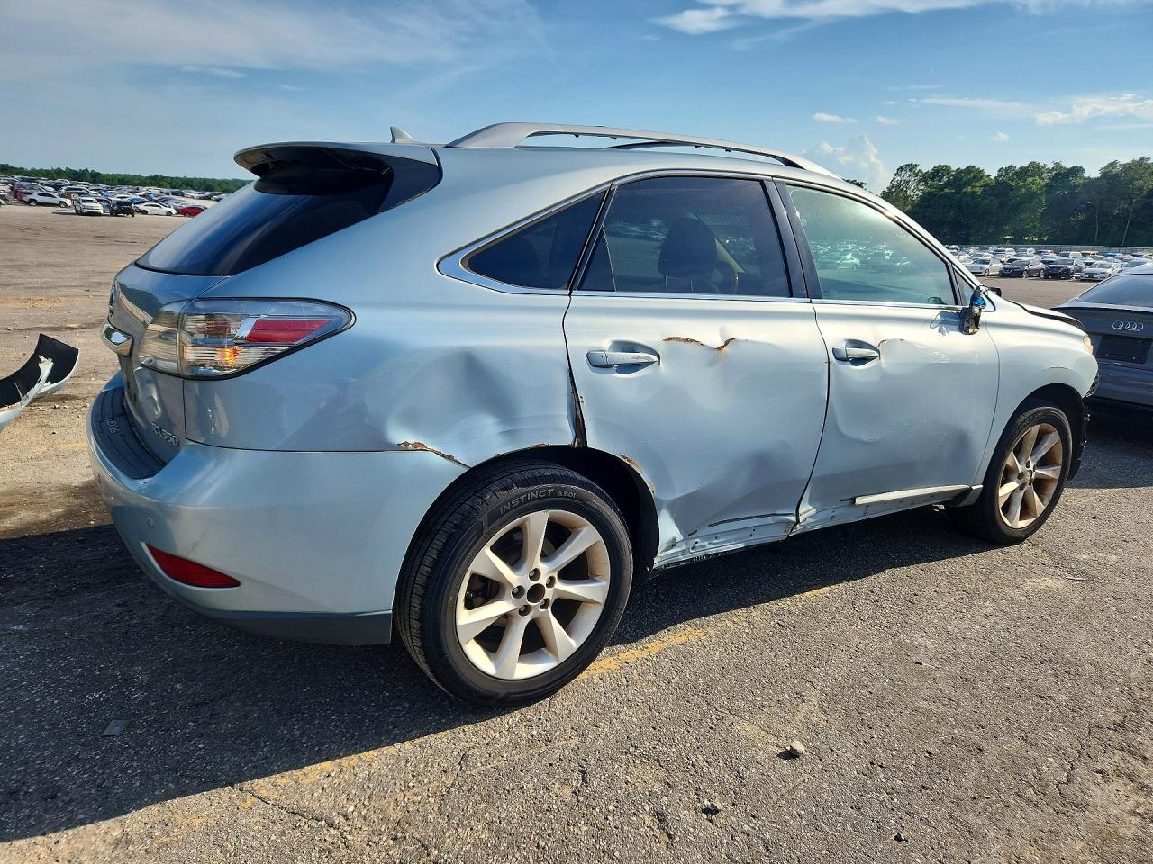 2010 Lexus Rx 350 Blue vin: 2T2ZK1BA7AC030659