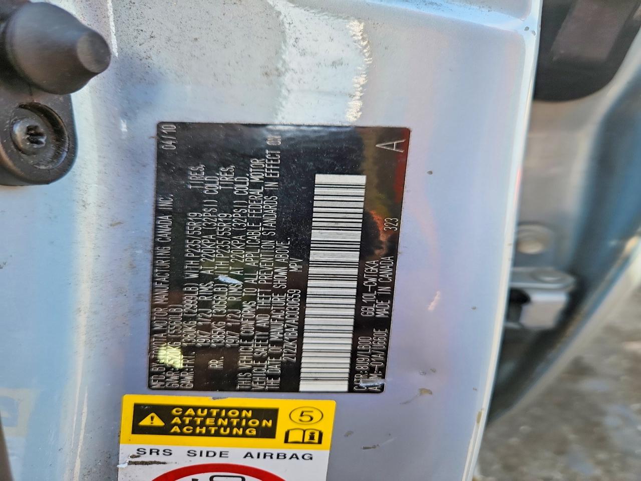 2010 Lexus Rx 350 Blue vin: 2T2ZK1BA7AC030659