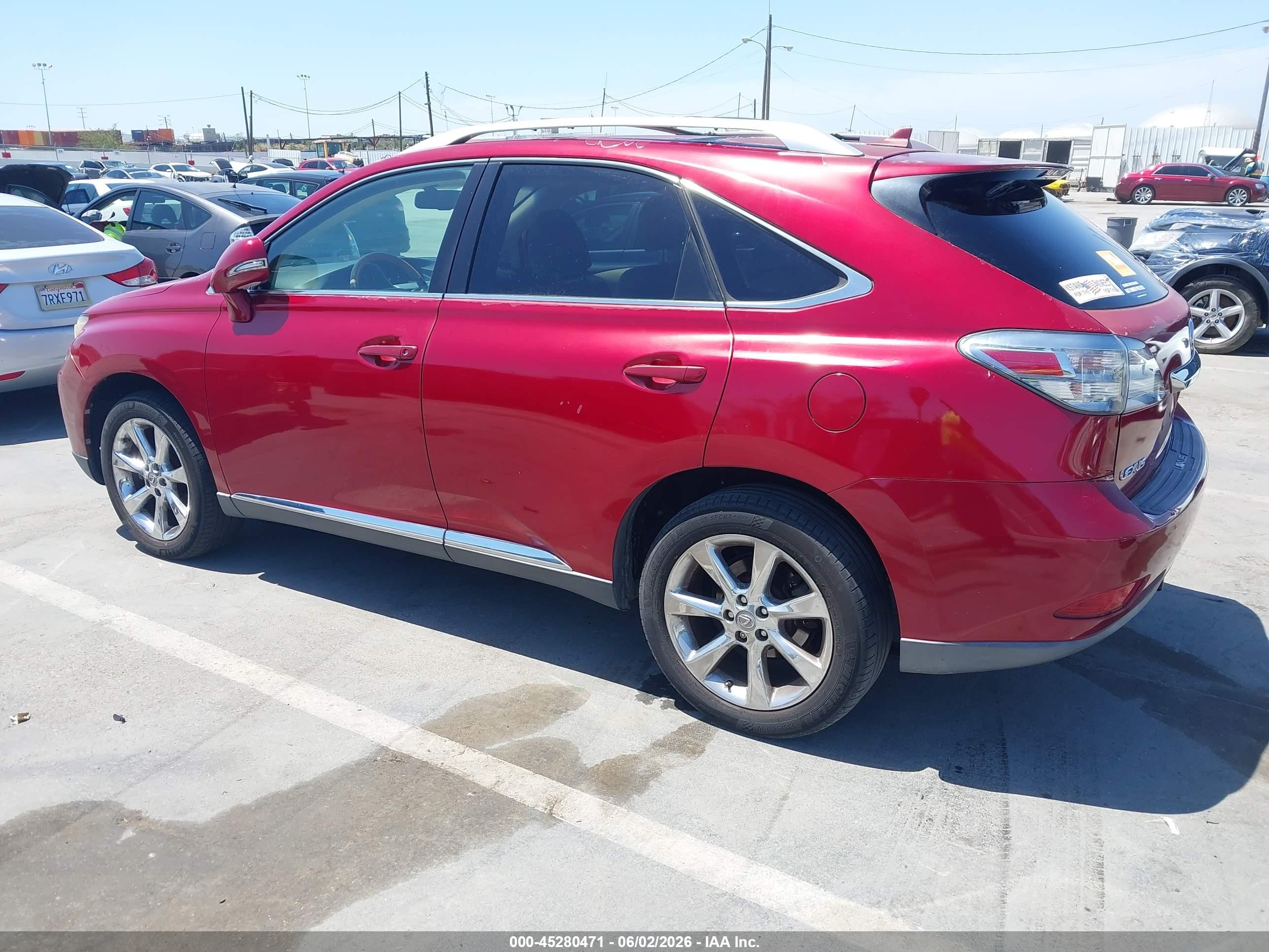 2010 Lexus Rx 350   Red vin: 2T2ZK1BA7AC039829