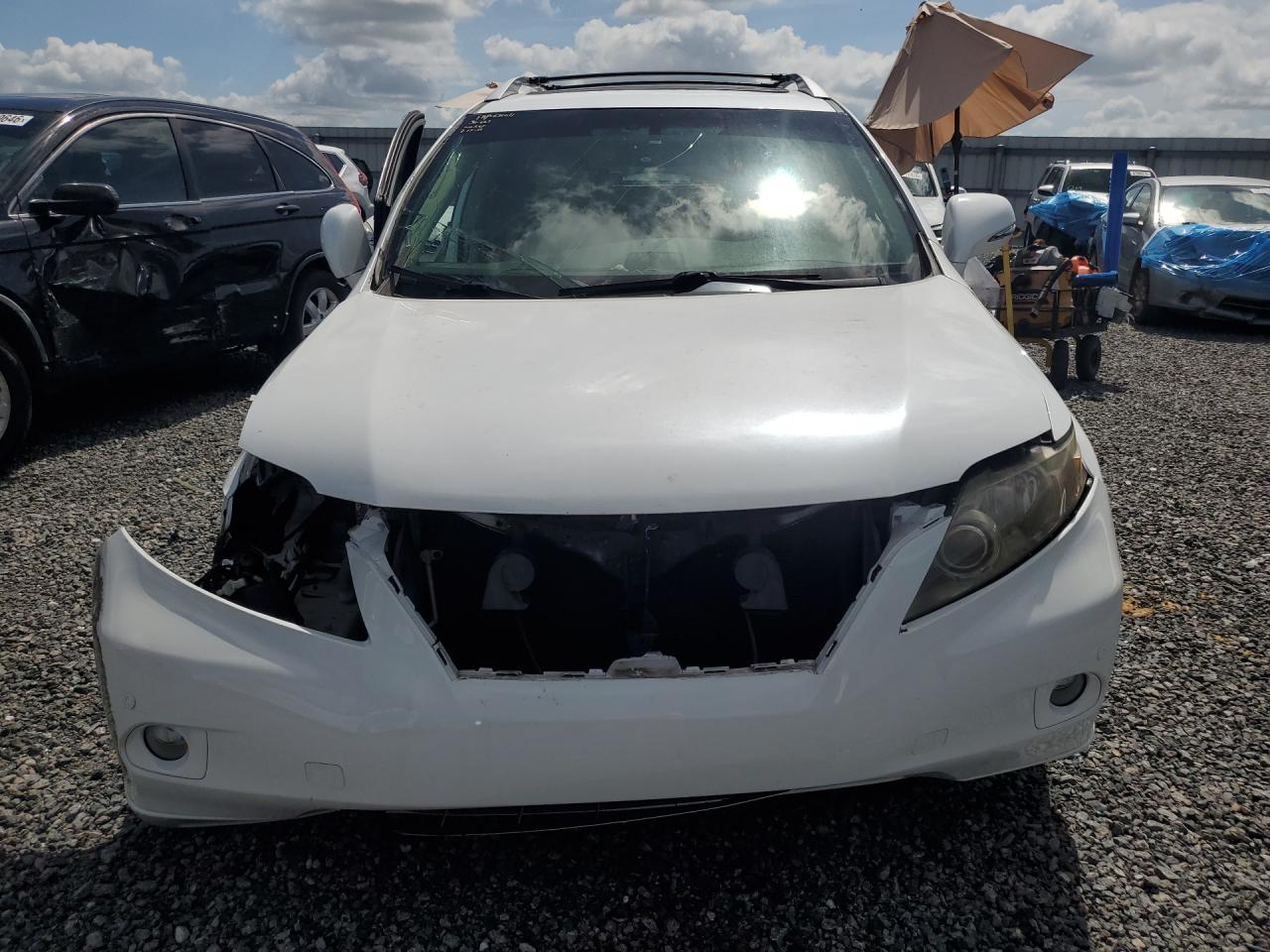 2010 Lexus Rx 350 White vin: 2T2ZK1BA7AC040625