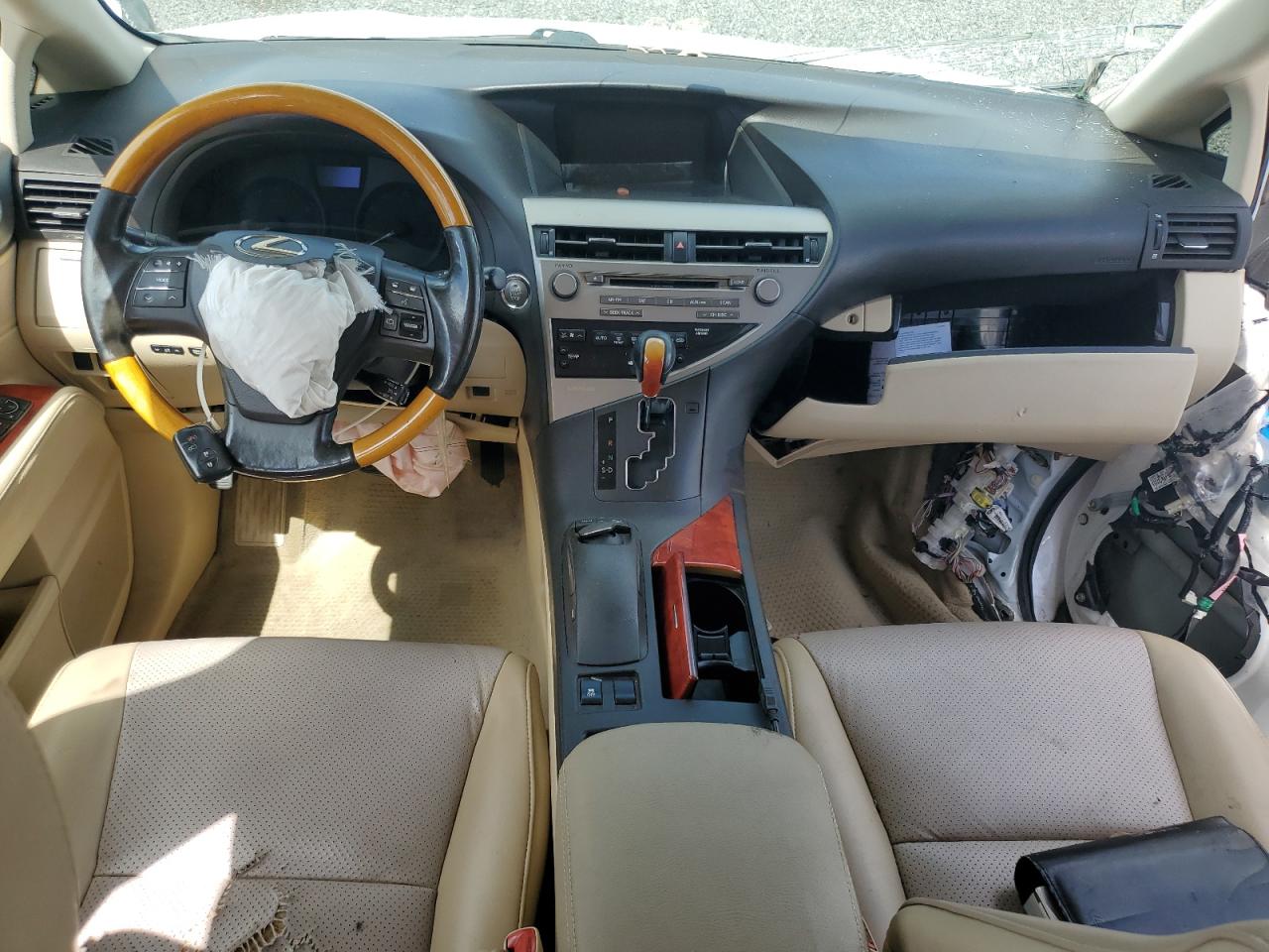 2010 Lexus Rx 350 White vin: 2T2ZK1BA7AC040625