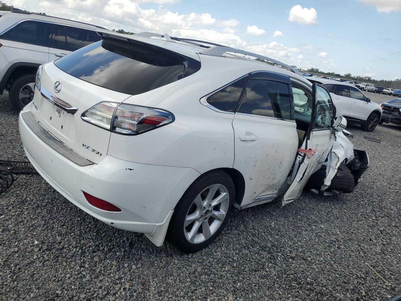 2010 Lexus Rx 350 White vin: 2T2ZK1BA7AC040625