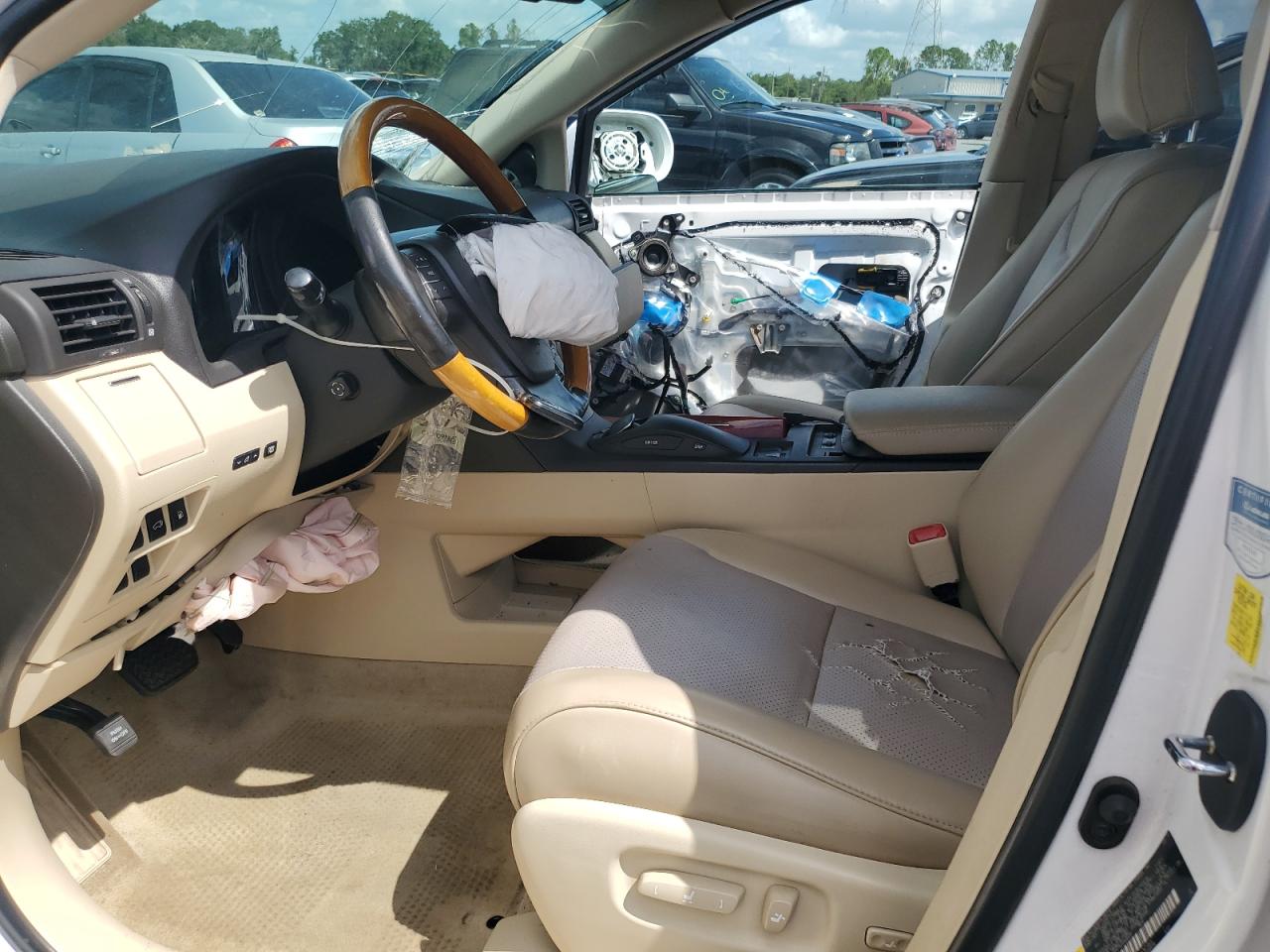 2010 Lexus Rx 350 White vin: 2T2ZK1BA7AC040625