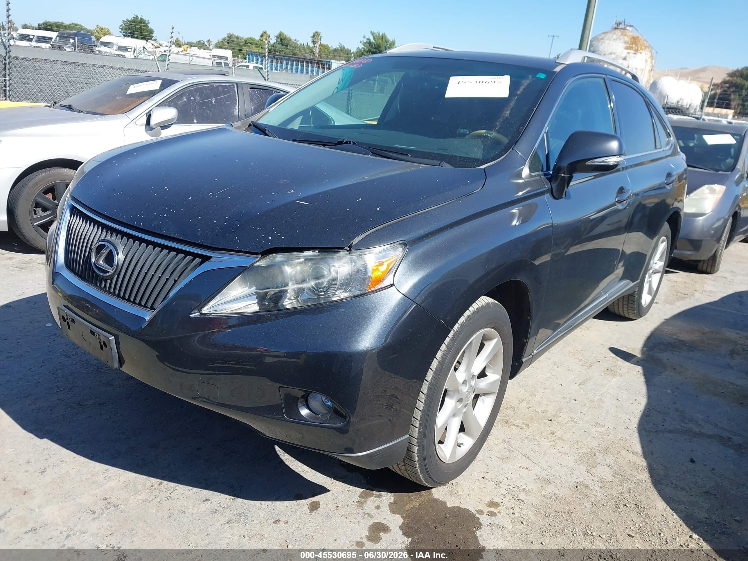 2011 Lexus Rx 350   Gray vin: 2T2ZK1BA7BC053621