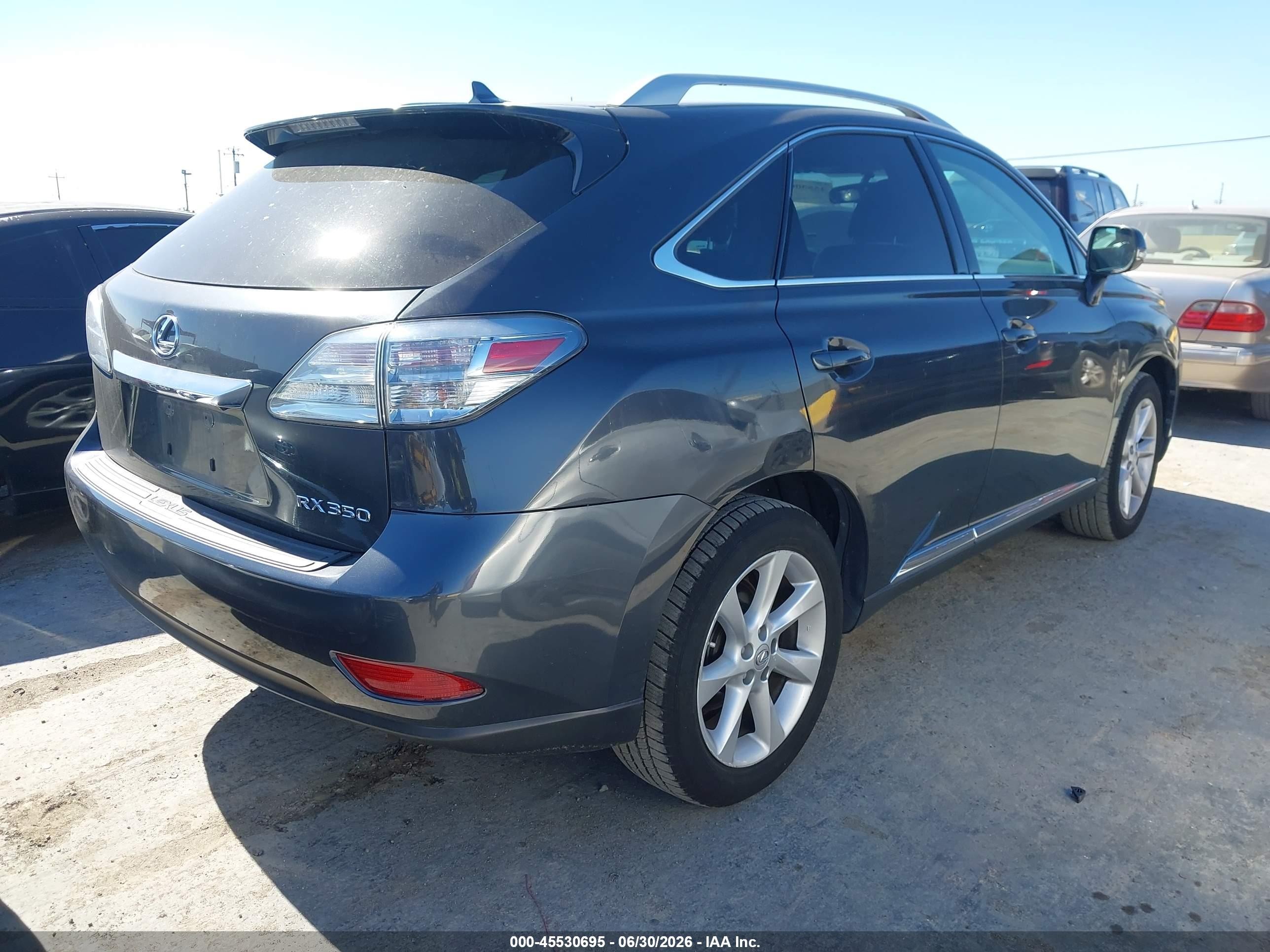 2011 Lexus Rx 350   Gray vin: 2T2ZK1BA7BC053621