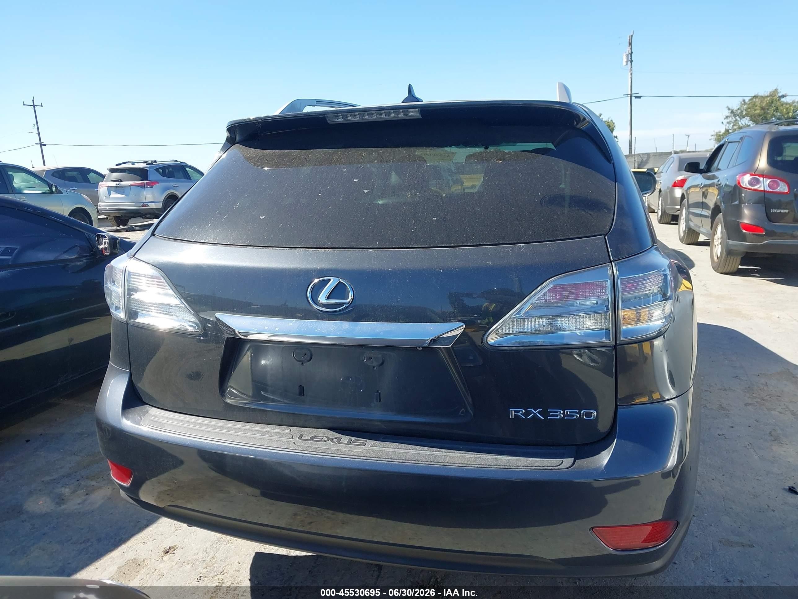 2011 Lexus Rx 350   Gray vin: 2T2ZK1BA7BC053621