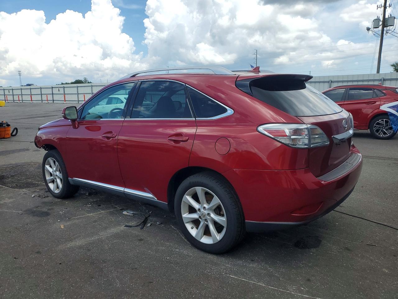 2011 Lexus Rx 350 Red vin: 2T2ZK1BA7BC054090