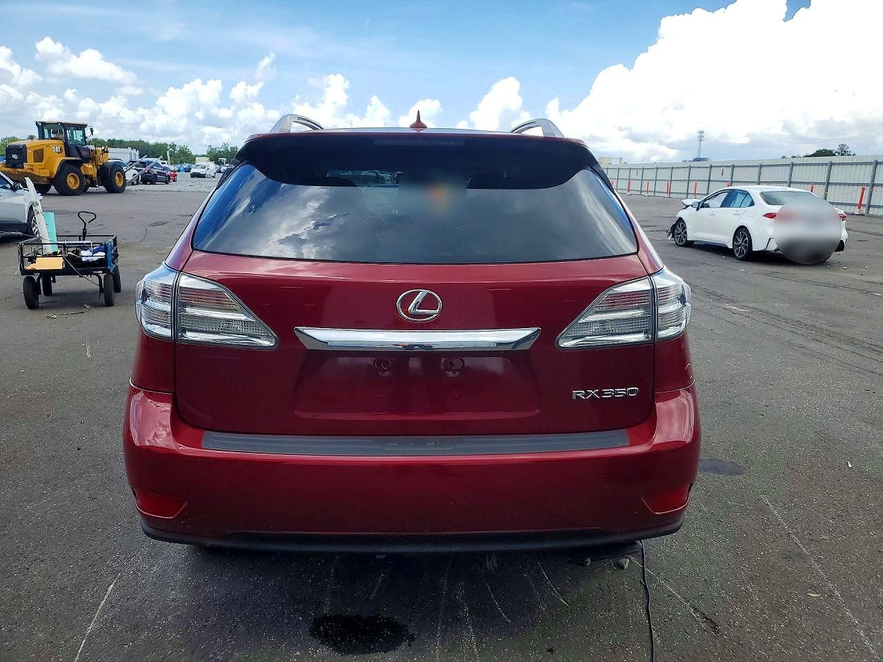 2011 Lexus Rx 350 Red vin: 2T2ZK1BA7BC054090